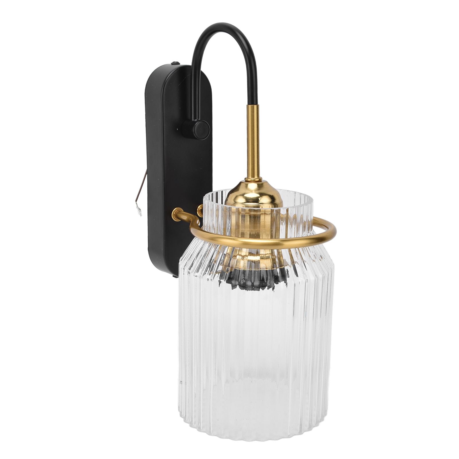 E26/E27 Wall Light Retro Glass Lampshade Wall Sconce Lamp for Bedroom view 8