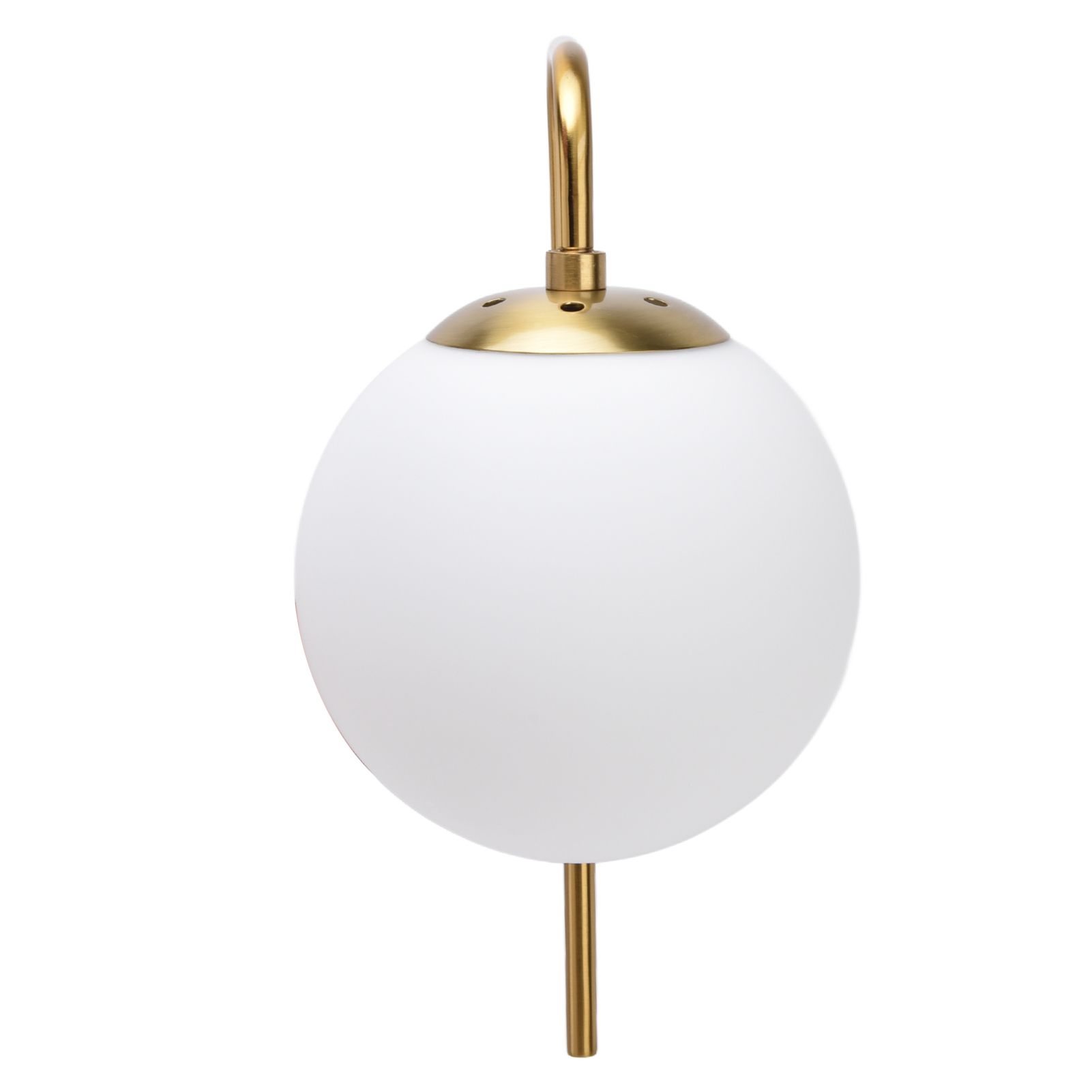 Nordic Modern E27 Glass Ball LED Wall Light Frosted Texture Round Bedroom Wall view 4