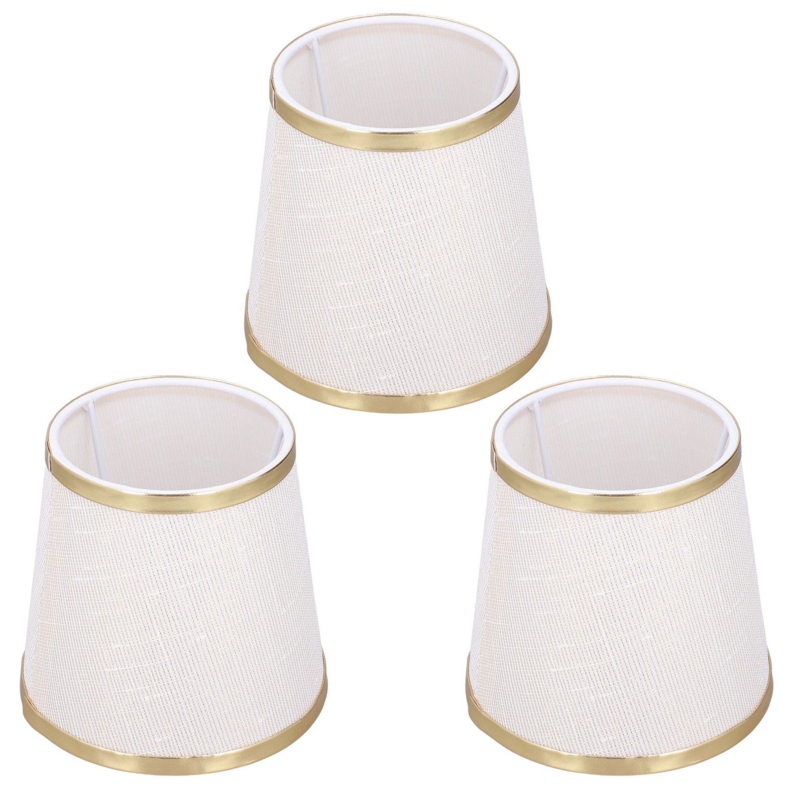 3PCS E14 Lampshade Barrel Shape Table Lamp Shade Meson Installation Fabric