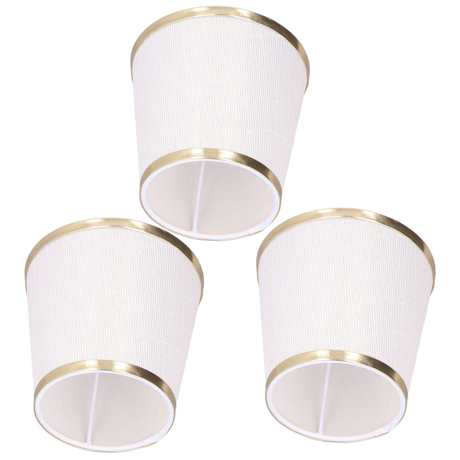 3PCS E14 Lampshade Barrel Shape Table Lamp Shade Meson Installation Fabric view 4