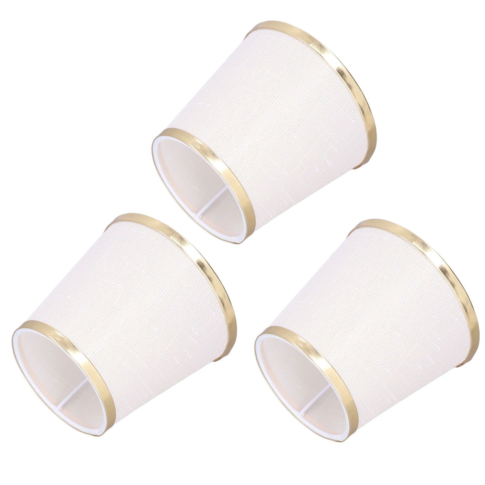 3PCS E14 Lampshade Barrel Shape Table Lamp Shade Meson Installation Fabric view 10