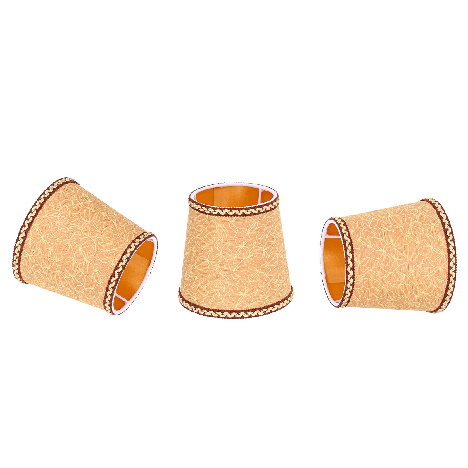 3Pcs Fabric Lampshade High Light Transmittance Perfect Edging Interventional view 3