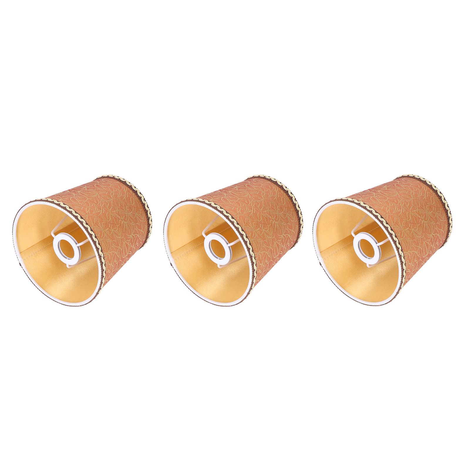 3Pcs Fabric Lampshade High Light Transmittance Perfect Edging Interventional view 7