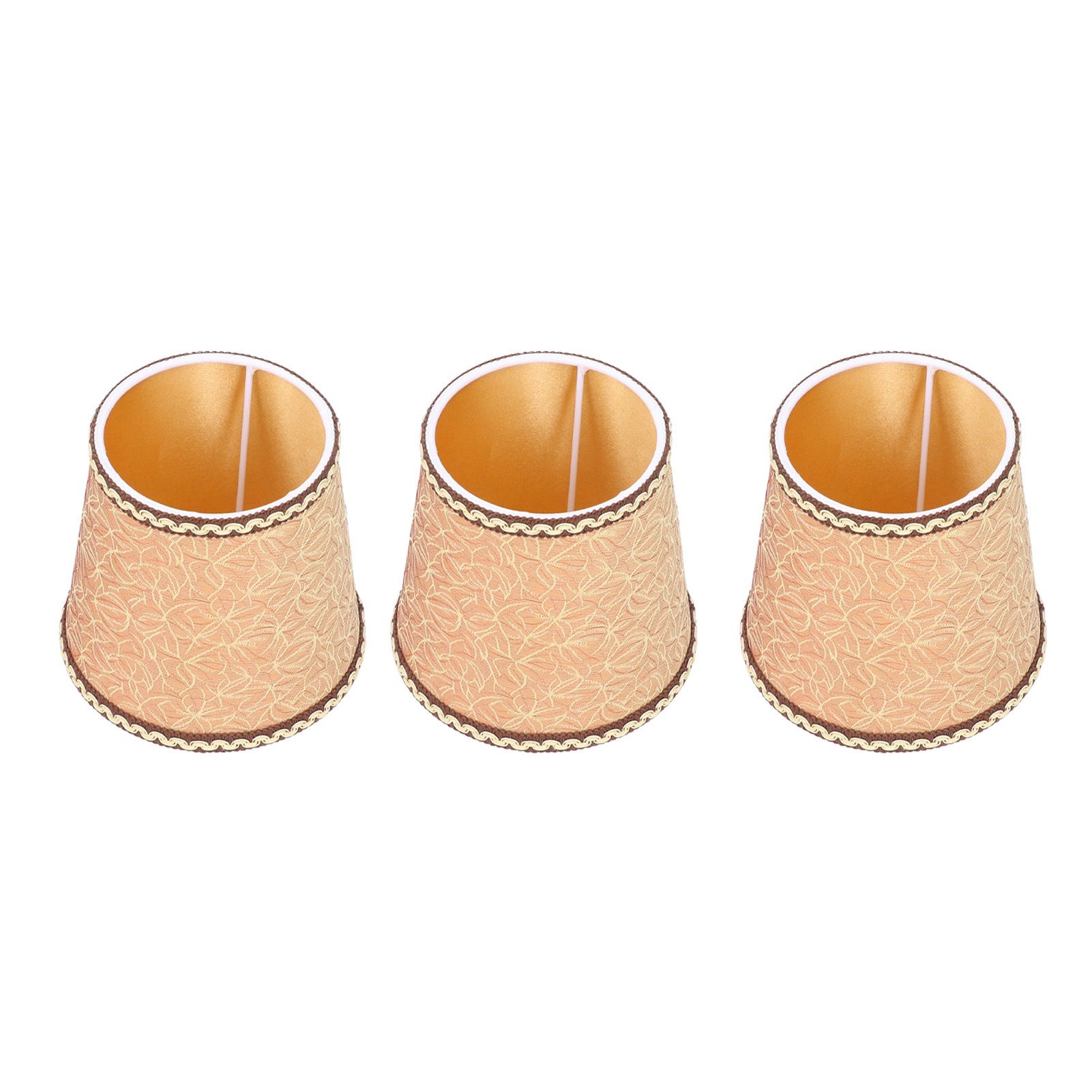 3Pcs Fabric Lampshade High Light Transmittance Perfect Edging Interventional view 8