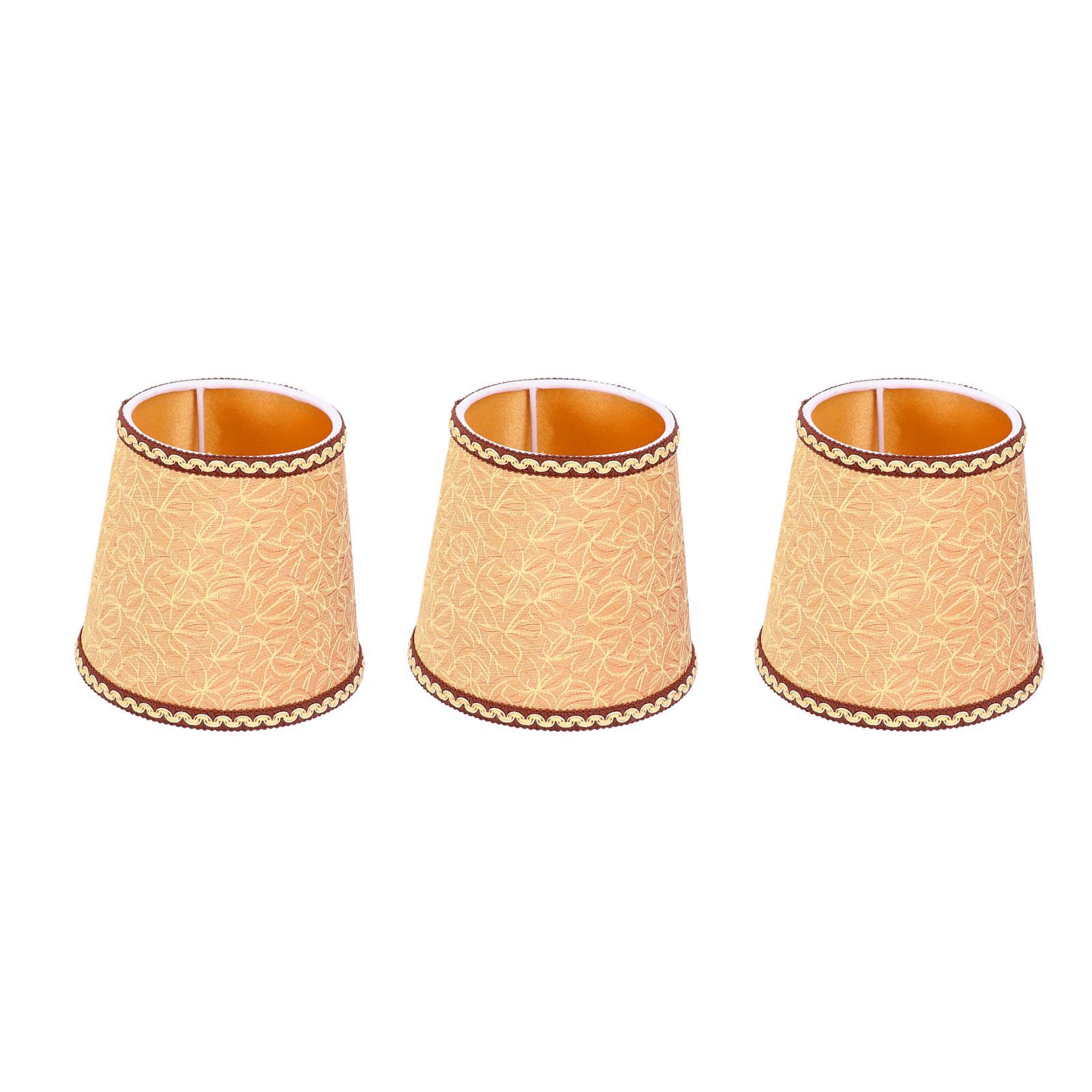 3Pcs Fabric Lampshade High Light Transmittance Perfect Edging Interventional view 10