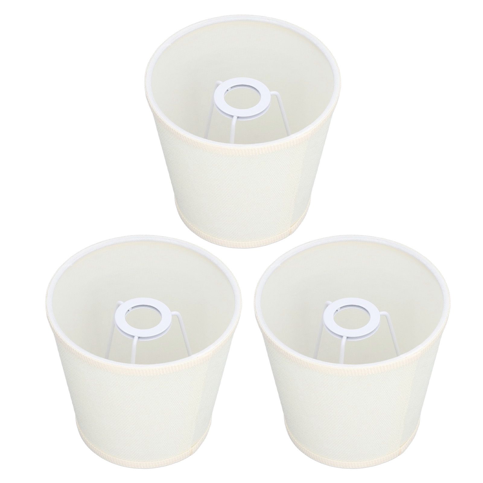 3Pcs Table Lampshade Hand Crafted High Transmittance Soft Cloth Highly Durable view 5