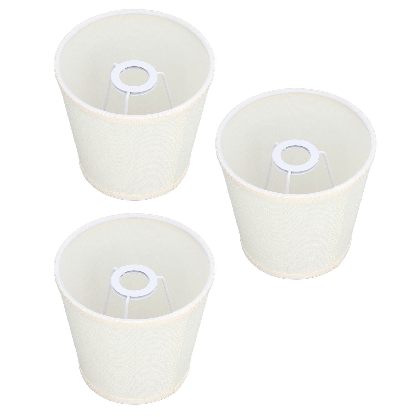 3Pcs Table Lampshade Hand Crafted High Transmittance Soft Cloth Highly Durable view 6