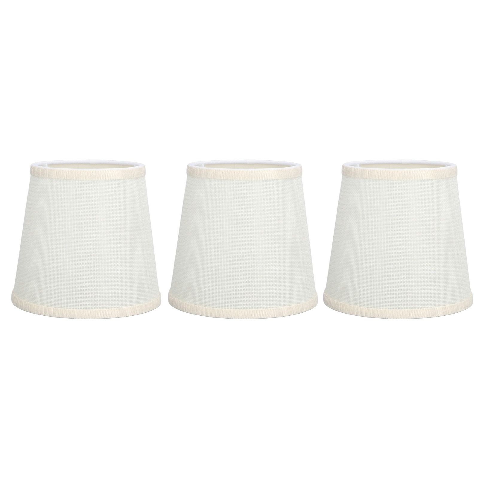 3Pcs Table Lampshade Hand Crafted High Transmittance Soft Cloth Highly Durable view 8