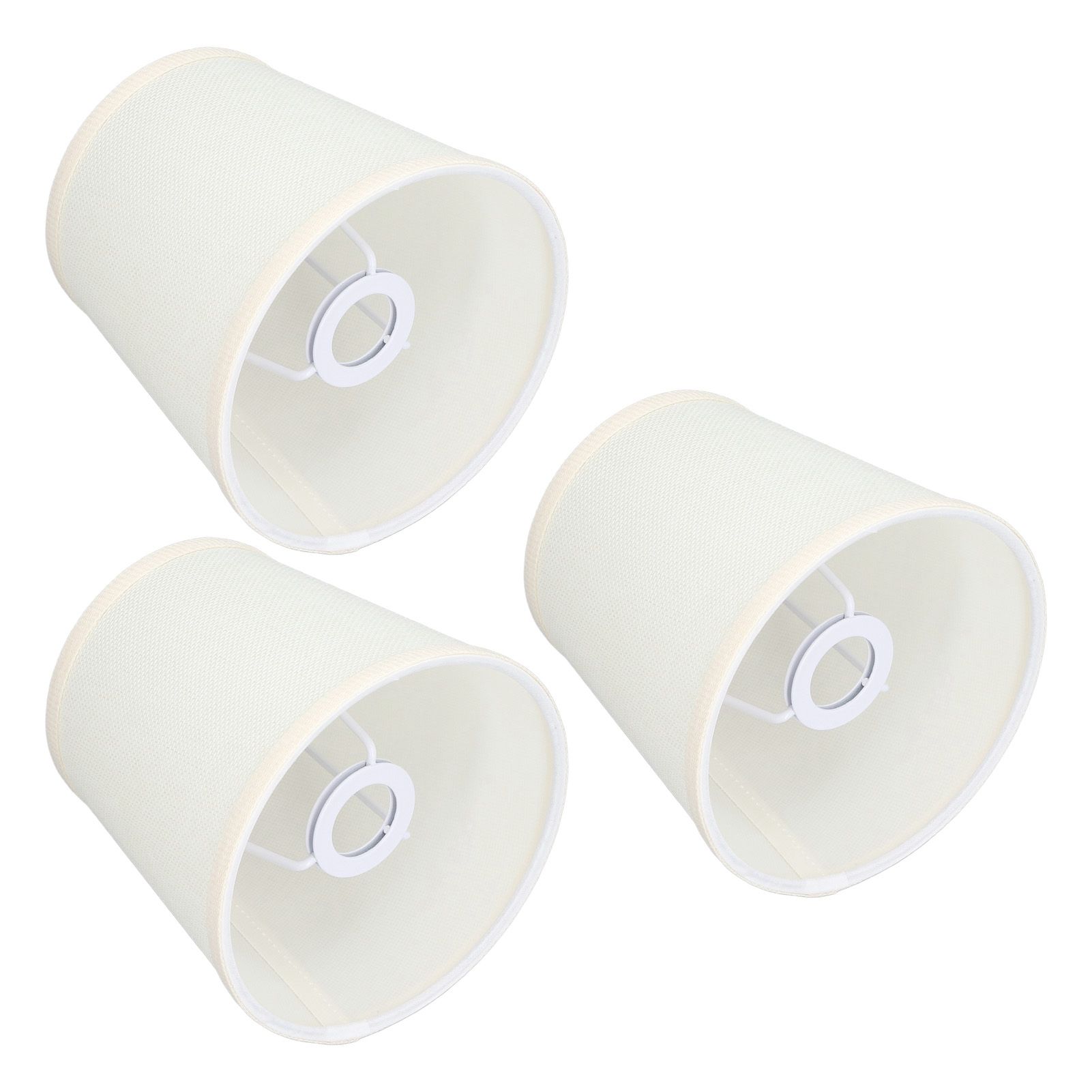 3Pcs Table Lampshade Hand Crafted High Transmittance Soft Cloth Highly Durable view 9