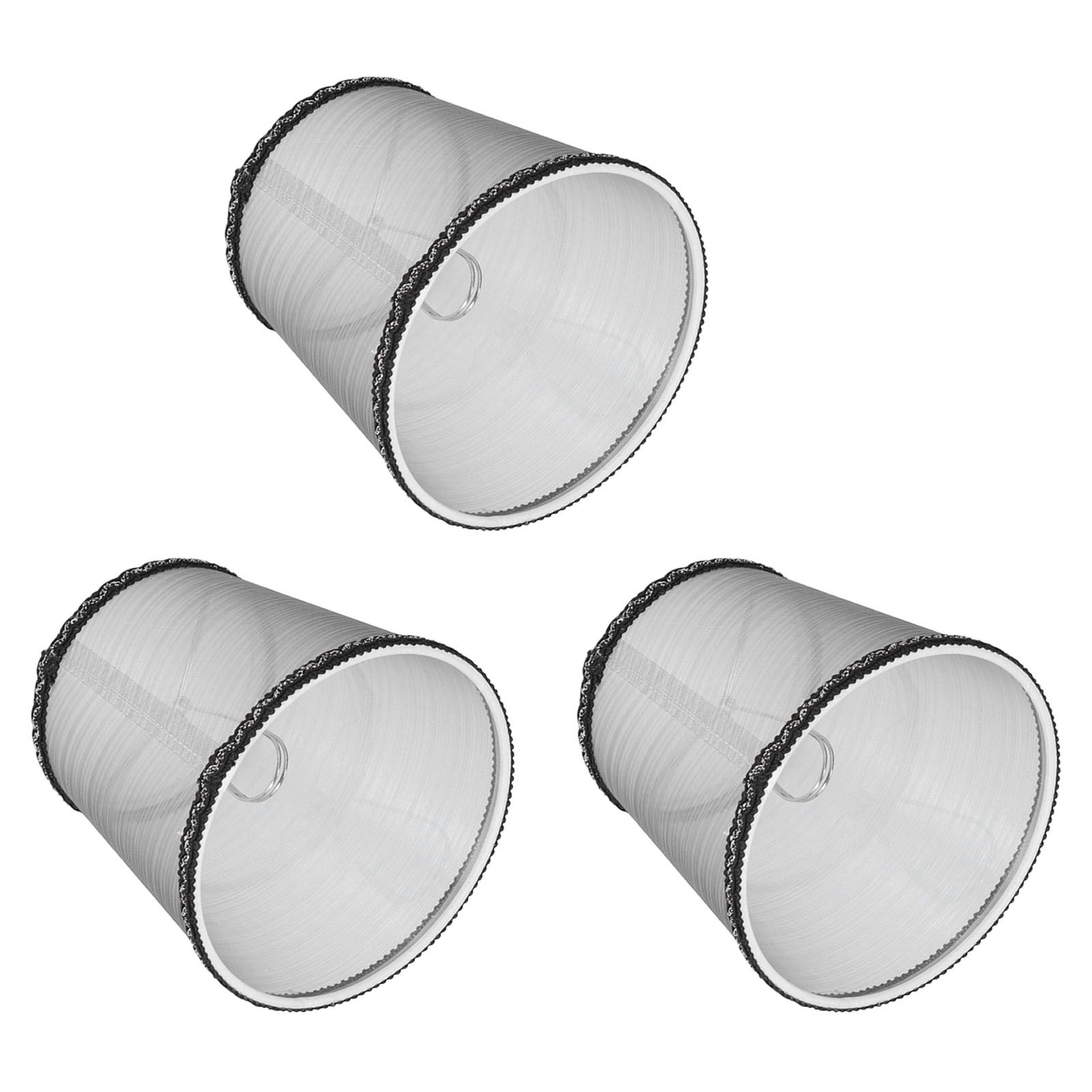 3pcs E14 Cloth Lamp Shade Excellent Light Transmission Chandelier Lamp Shade view 7