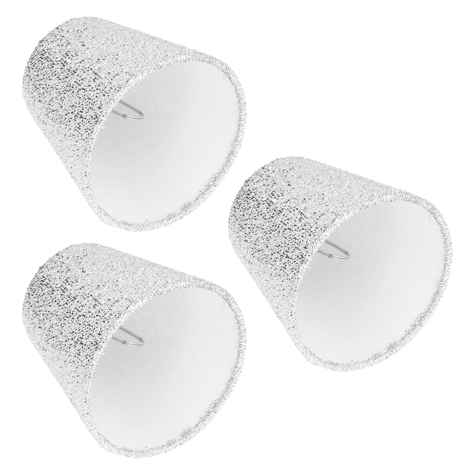 3Pcs Small Lamp Shades E14 Bright Surface Thin Lightweight High Transmittance view 2