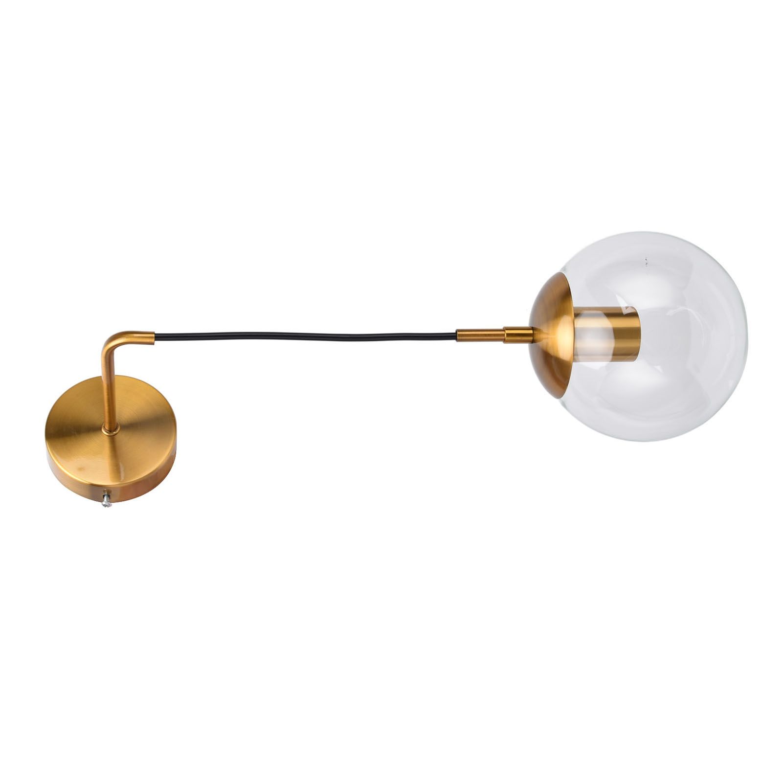 Modern Retro Wall Lamp Decorative Minimalis Glass Ball E27 Wall Light for view 6