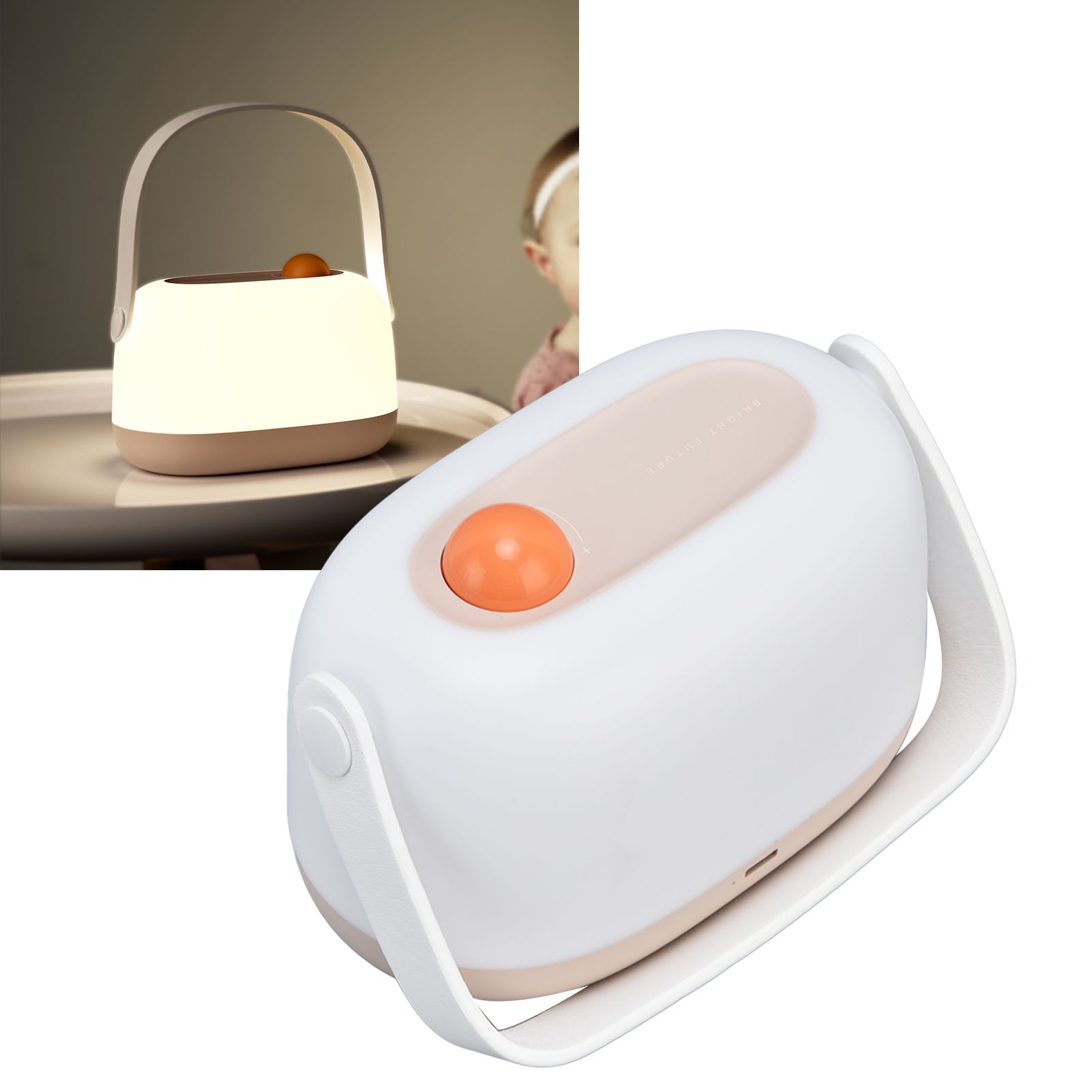 Nursery Night Light LED 3000K Color Temperature Warm White Portable Easy view 12