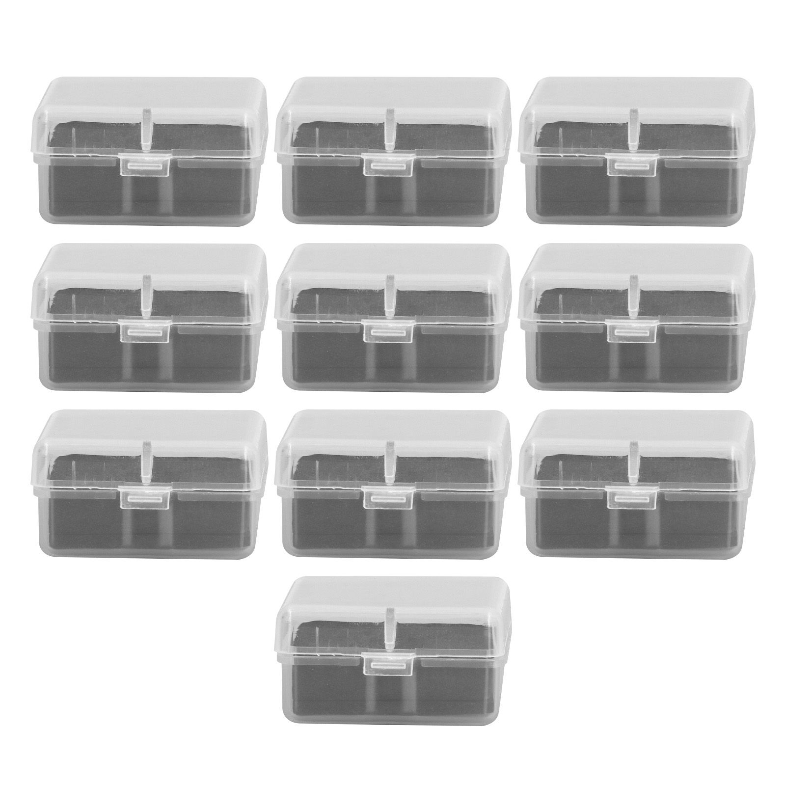 10PCS 4x4x2cm Lamp Holder Storage Box Portable Jewelry Storage Box Small Parts