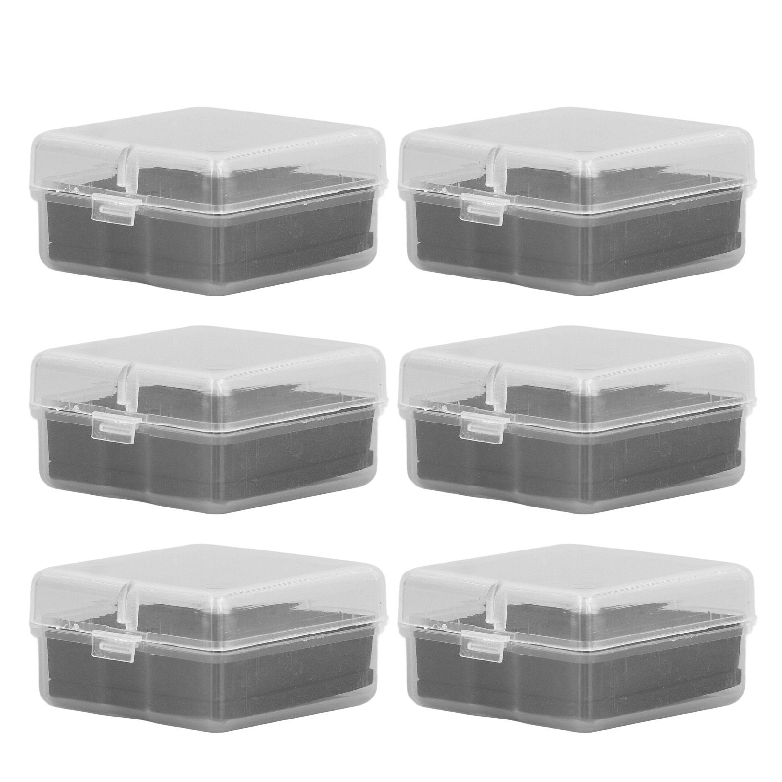 10PCS 4x4x2cm Lamp Holder Storage Box Portable Jewelry Storage Box Small Parts view 2