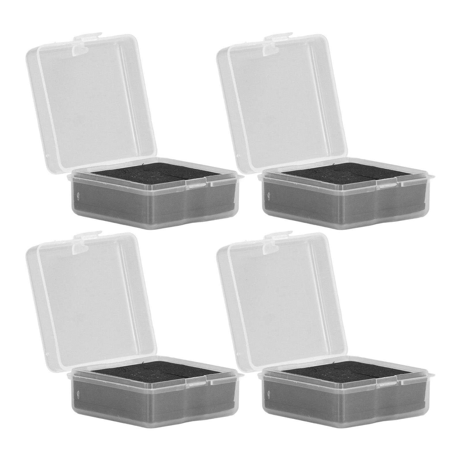 10PCS 4x4x2cm Lamp Holder Storage Box Portable Jewelry Storage Box Small Parts view 9