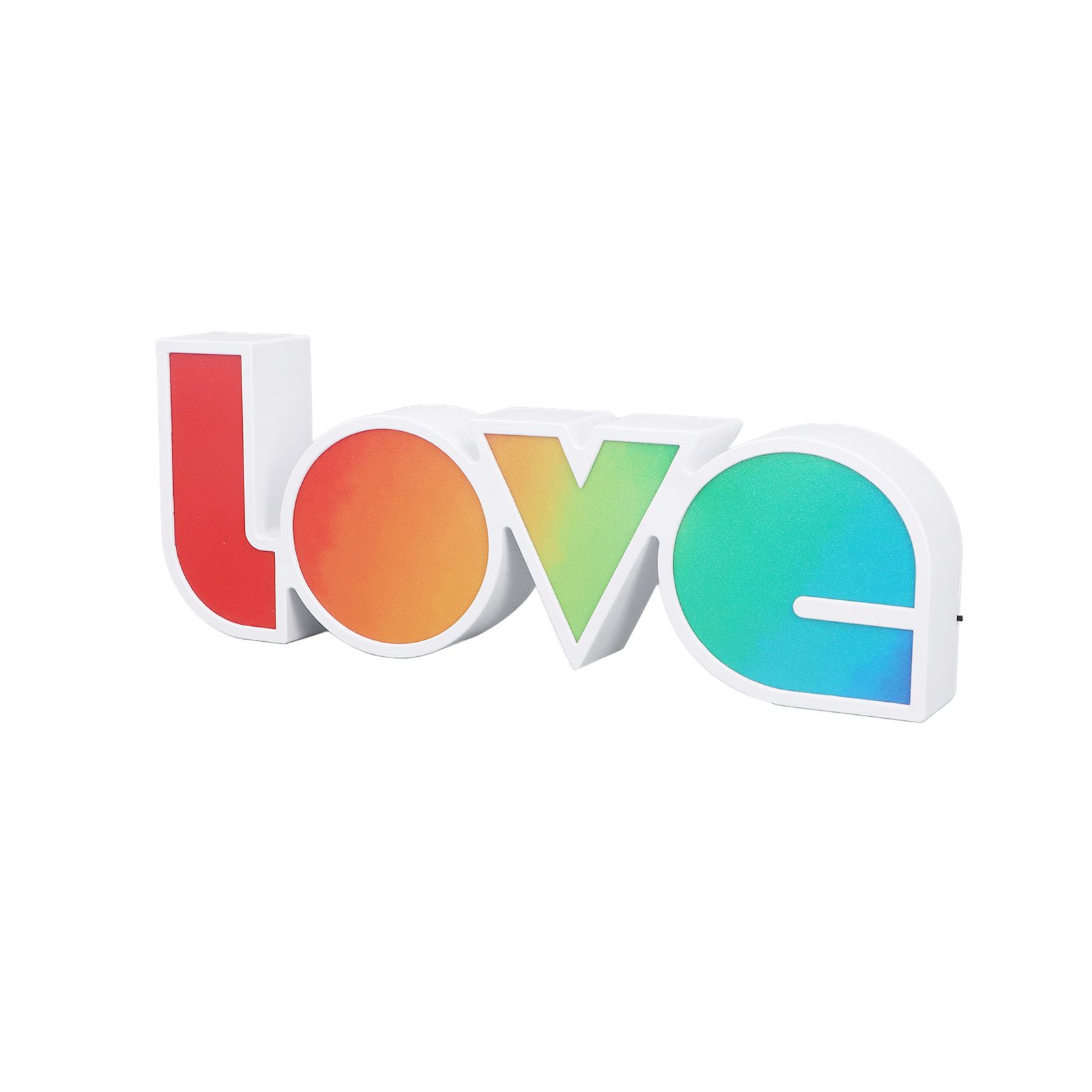 Love Letter Night Light Hangable Decorative Desktop LED Neon Lamp for Wedding view 3
