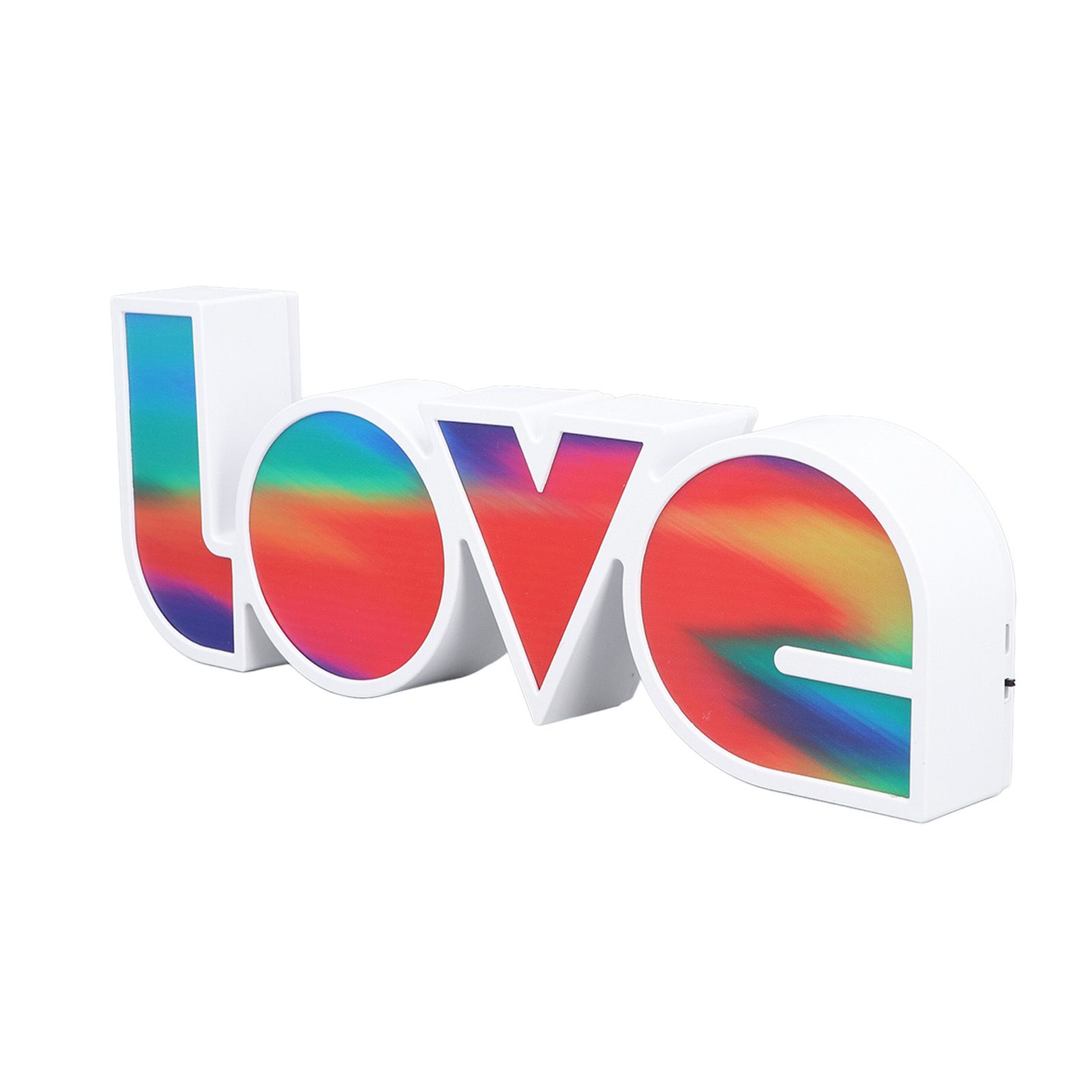 Love Letter Night Light Hangable Decorative Desktop LED Neon Lamp for Wedding view 3