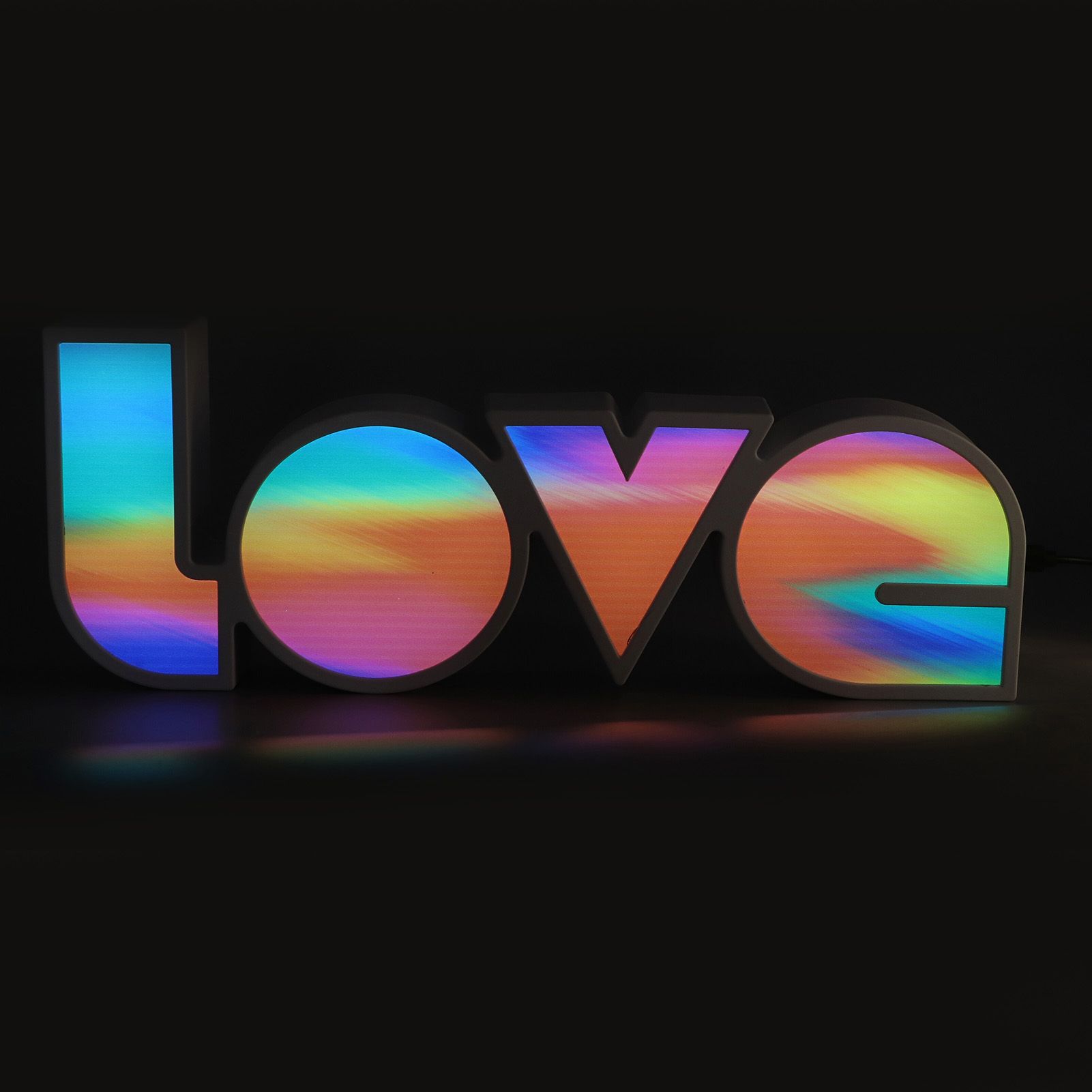 Love Letter Night Light Hangable Decorative Desktop LED Neon Lamp for Wedding view 13