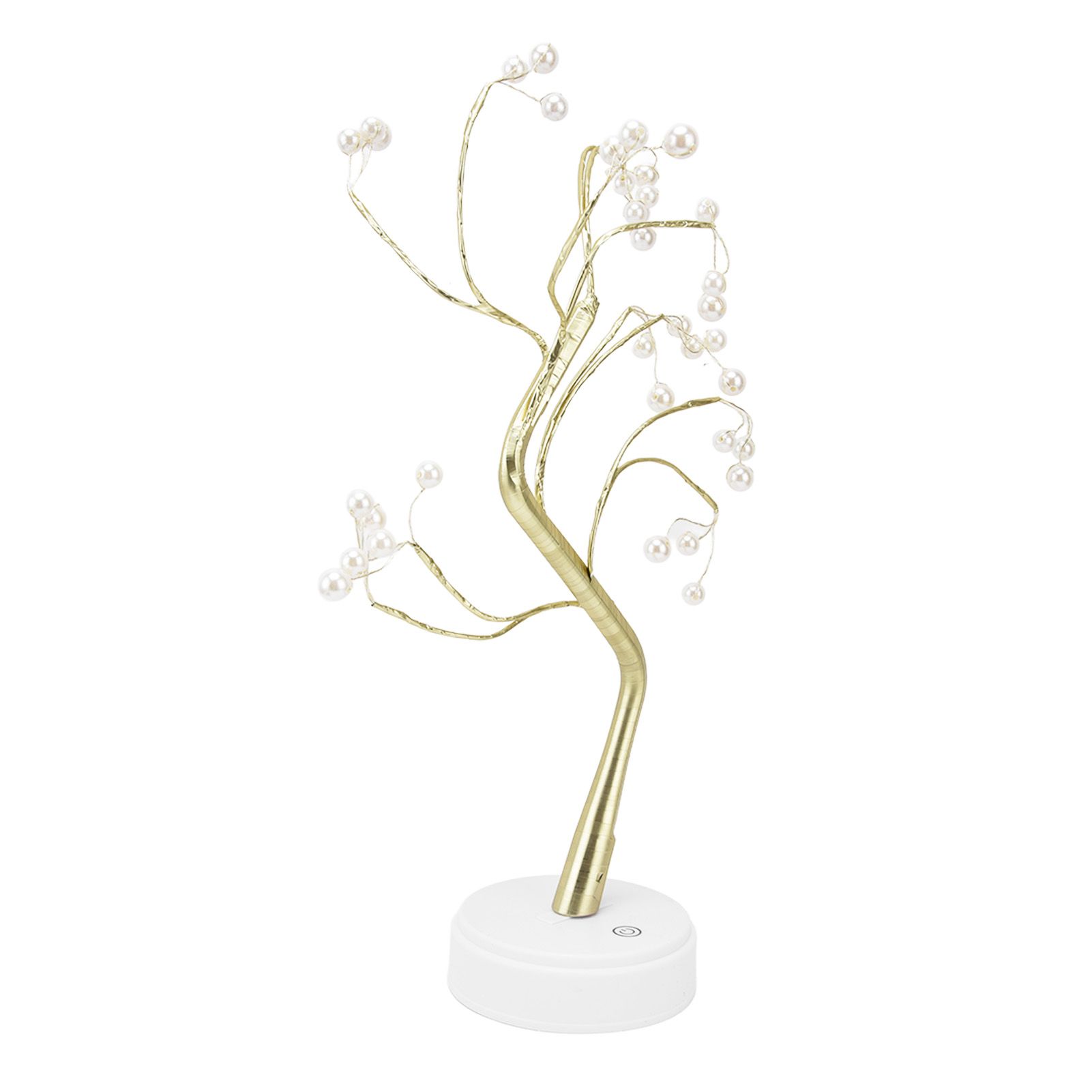 Tabletop Bonsai Tree Lamp Adjustable Safe Use Stable Night Light with Copper view 2