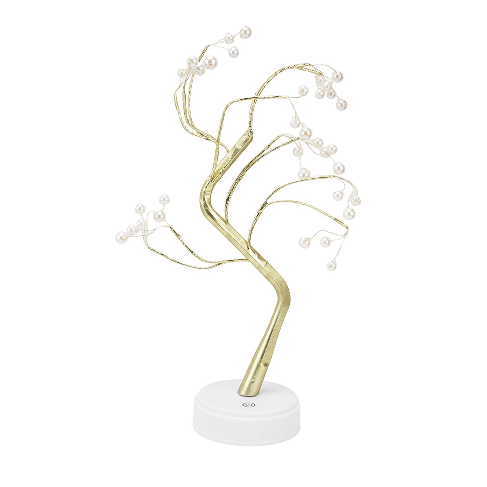 Tabletop Bonsai Tree Lamp Adjustable Safe Use Stable Night Light with Copper view 3