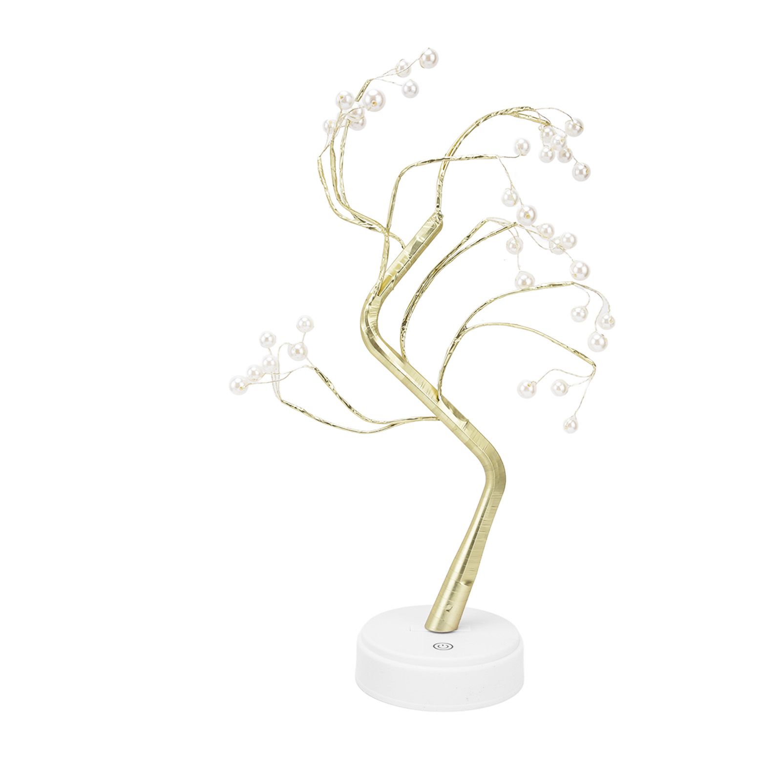Tabletop Bonsai Tree Lamp Adjustable Safe Use Stable Night Light with Copper view 6