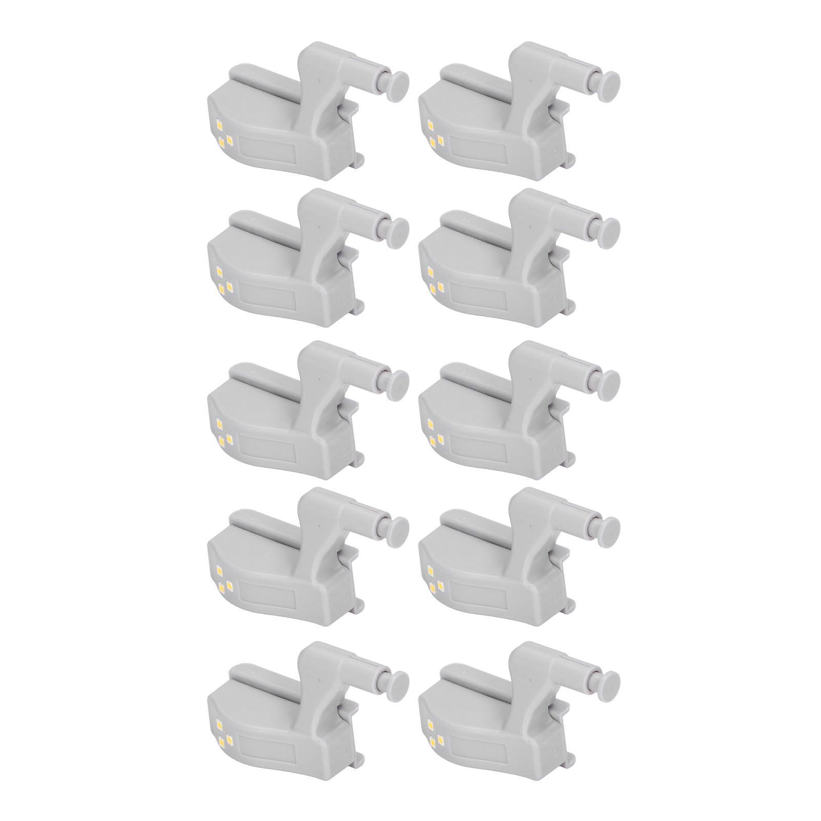 10pcs LED Cabinet Inner Hinge Sensor Light Bedroom Closet Wardrobe Cupboard view 2