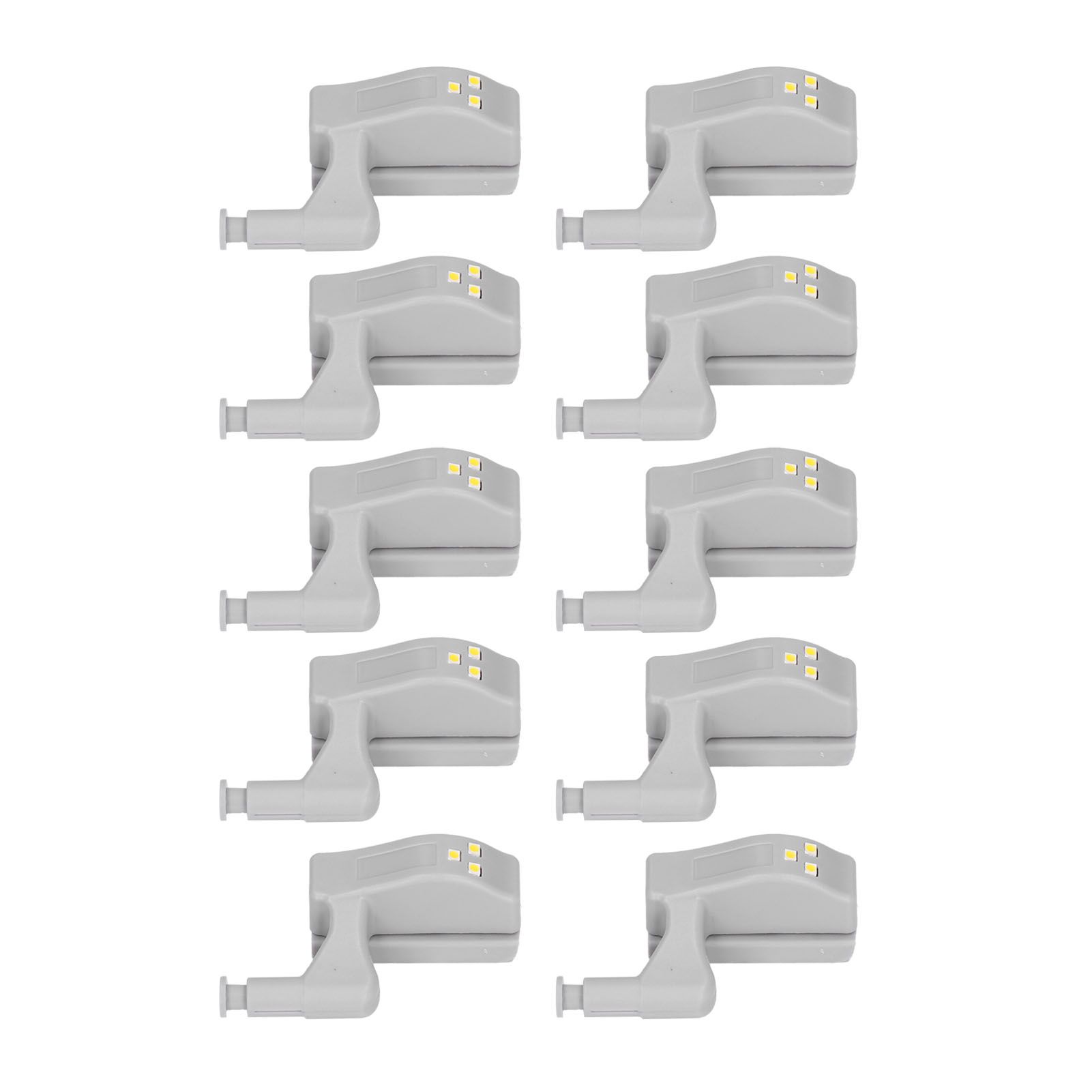 10pcs LED Cabinet Inner Hinge Sensor Light Bedroom Closet Wardrobe Cupboard view 4