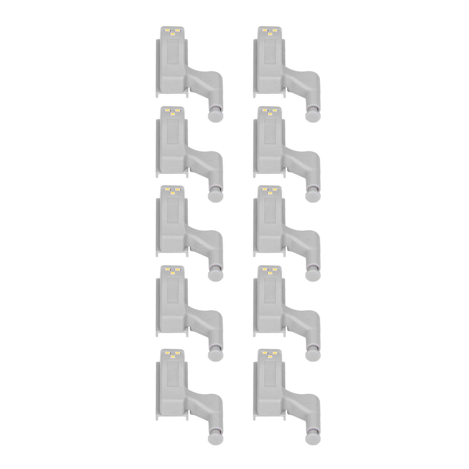 10pcs LED Cabinet Inner Hinge Sensor Light Bedroom Closet Wardrobe Cupboard view 7