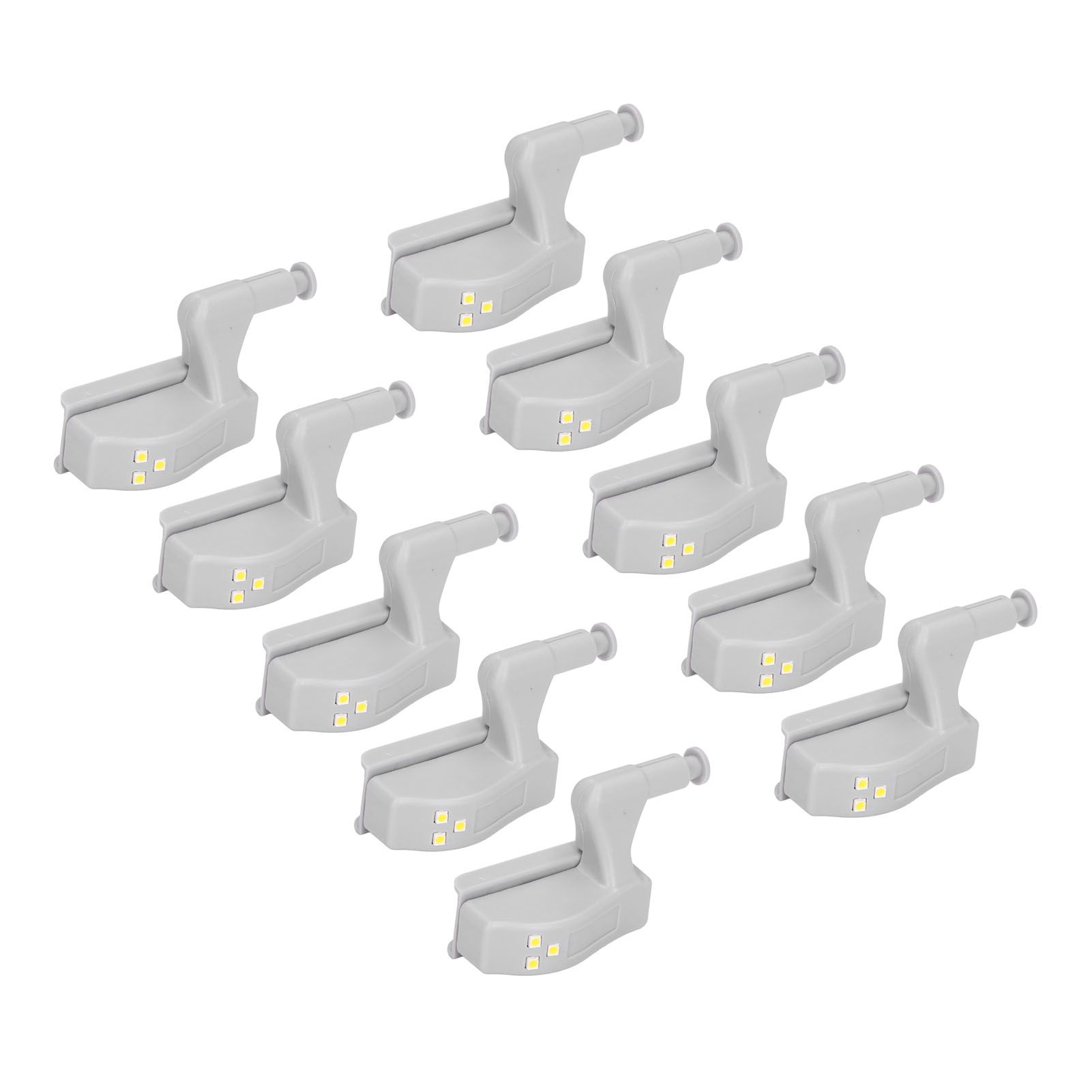 10pcs LED Cabinet Inner Hinge Sensor Light Bedroom Closet Wardrobe Cupboard view 8