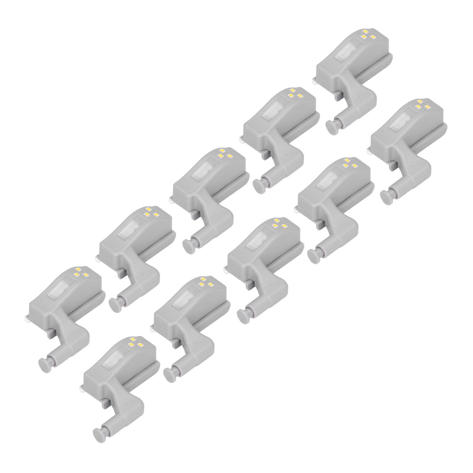 10pcs LED Cabinet Inner Hinge Sensor Light Bedroom Closet Wardrobe Cupboard view 10