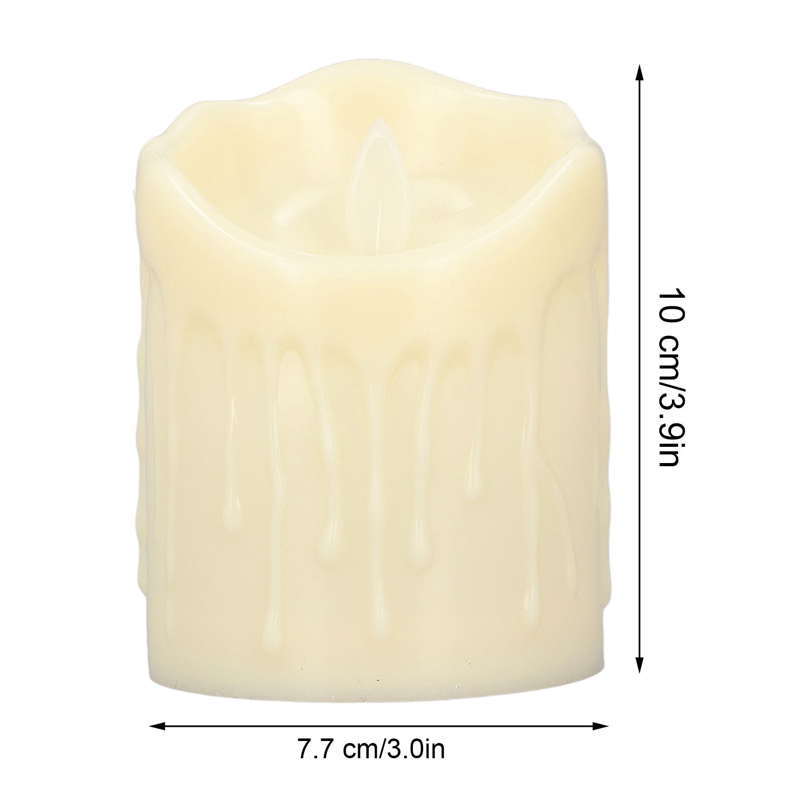 2pcs Flameless Candles Lamp Simulation LED Candle Light for Dating Wedding view 13