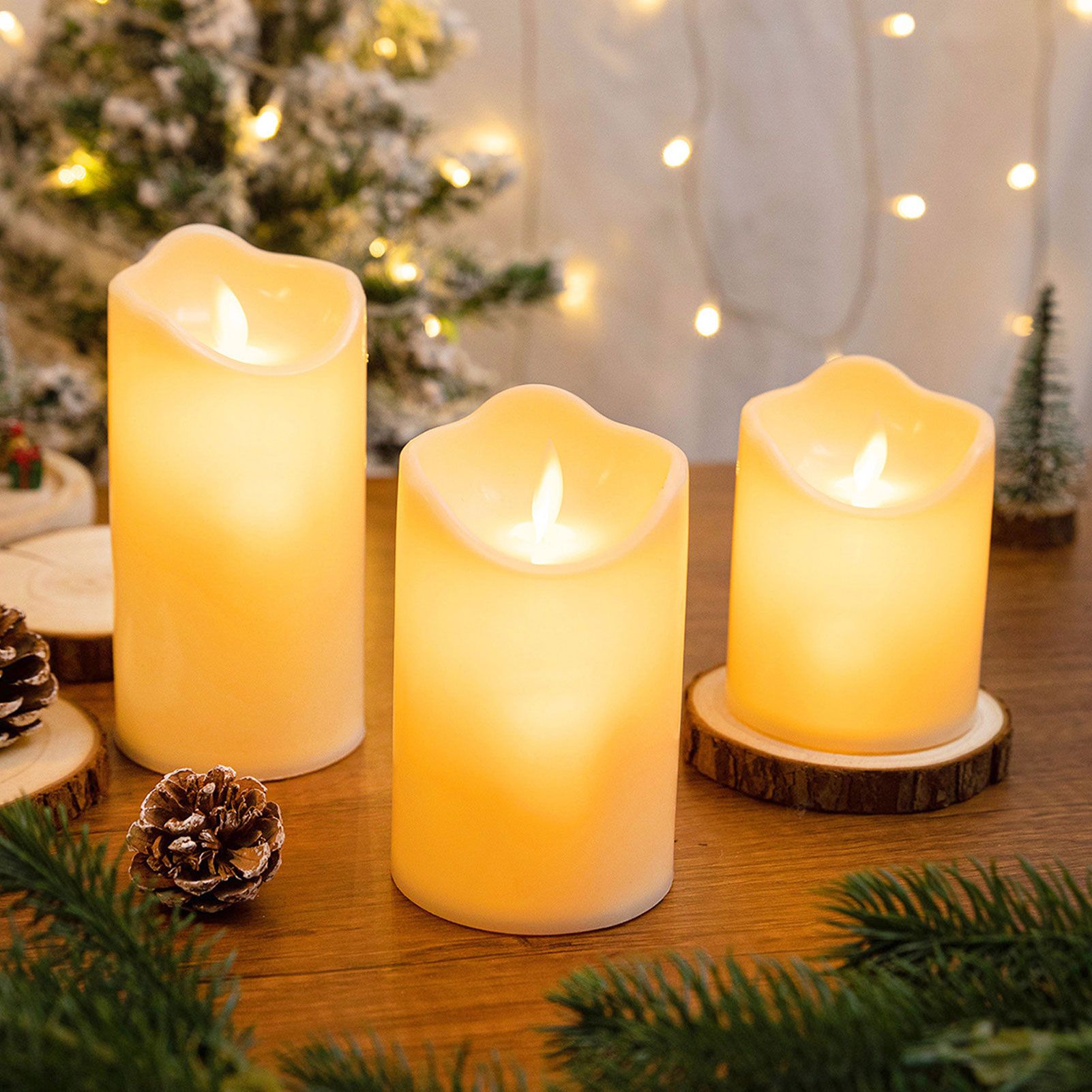 Flameless Candle LED Candlestick Electric Light Home Decoration for Party view 15