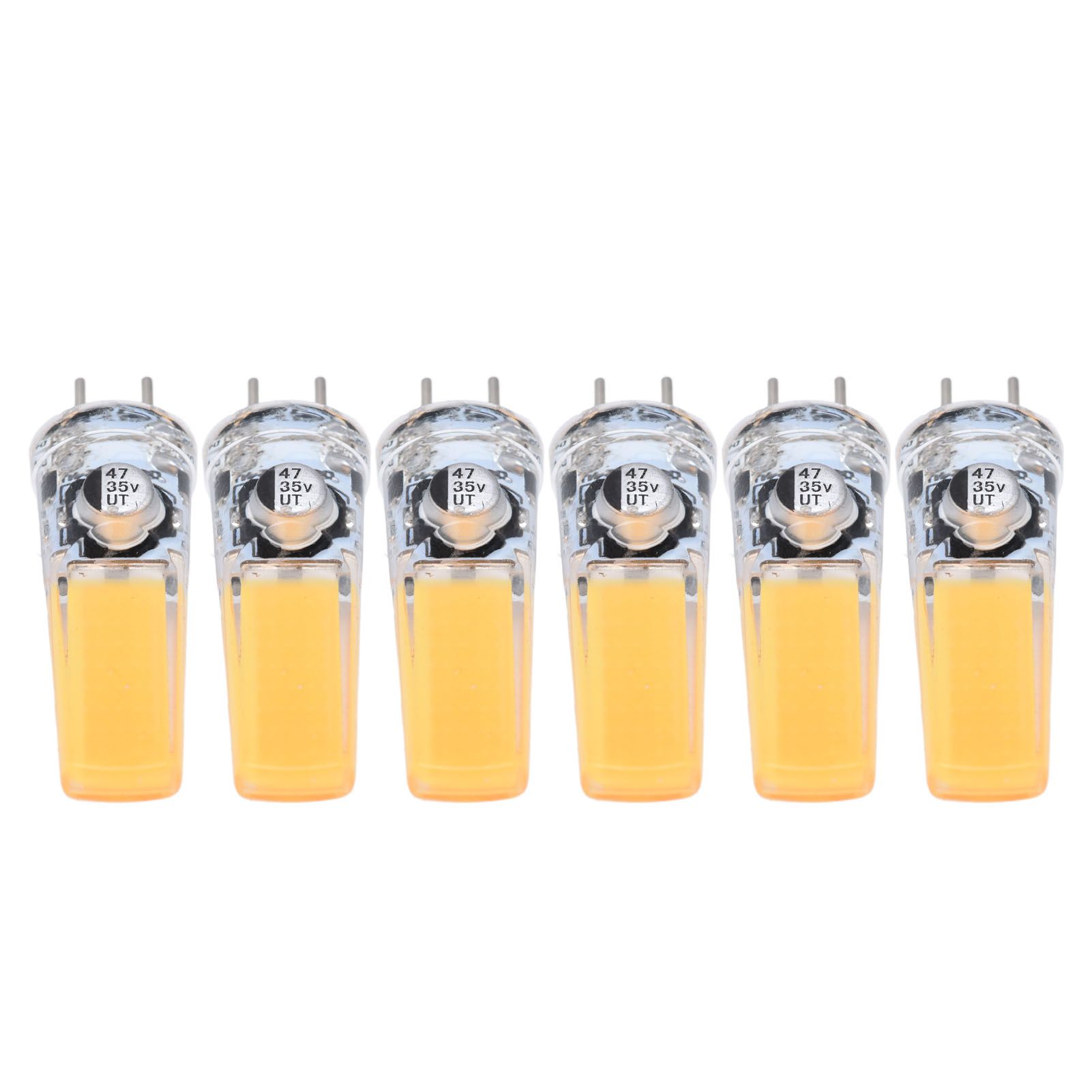 6PCS GY6.35 Bulb 5W COB Light Bulb 500lm Silicone Ceiling Lamp Bulb for Living view 3