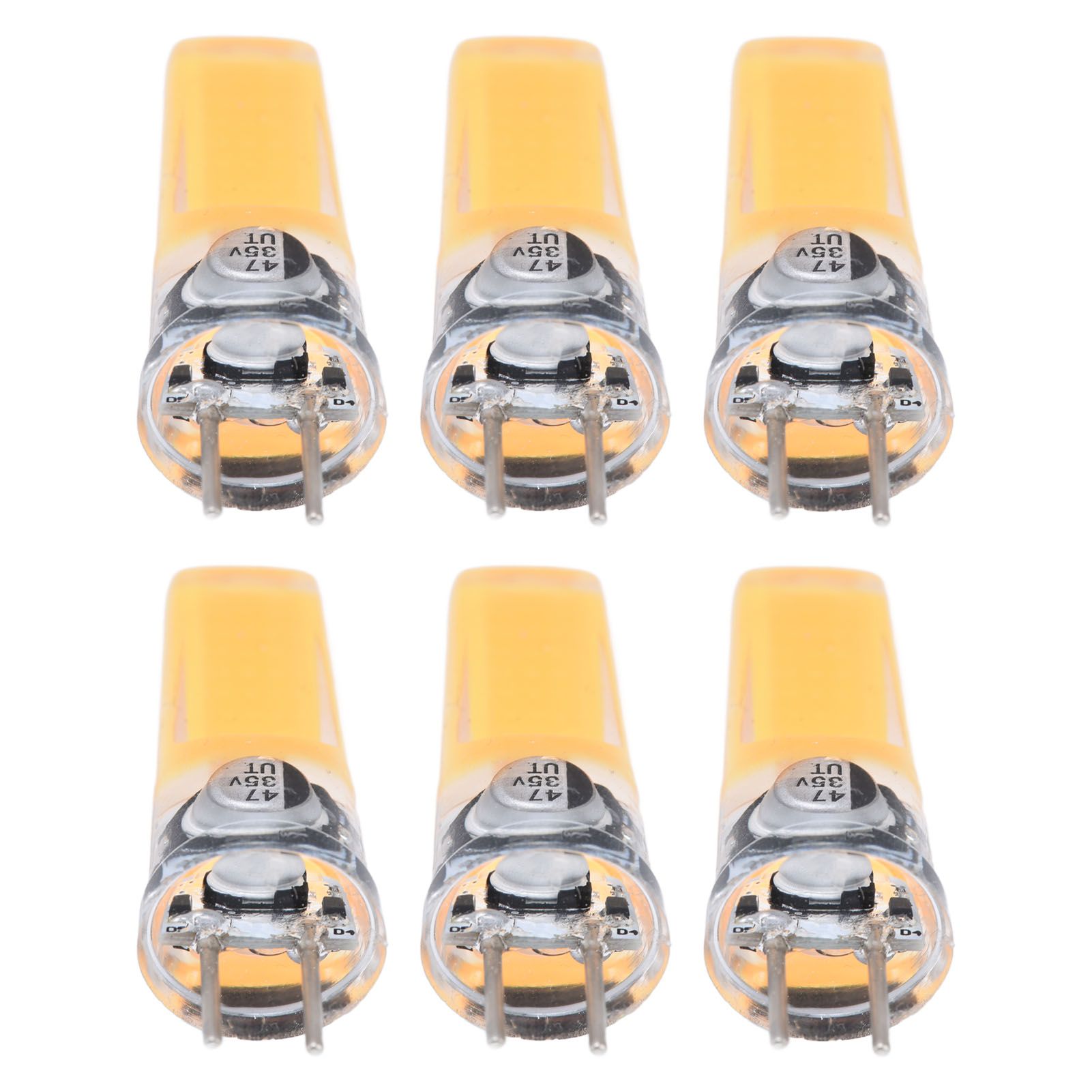6PCS GY6.35 Bulb 5W COB Light Bulb 500lm Silicone Ceiling Lamp Bulb for Living view 4