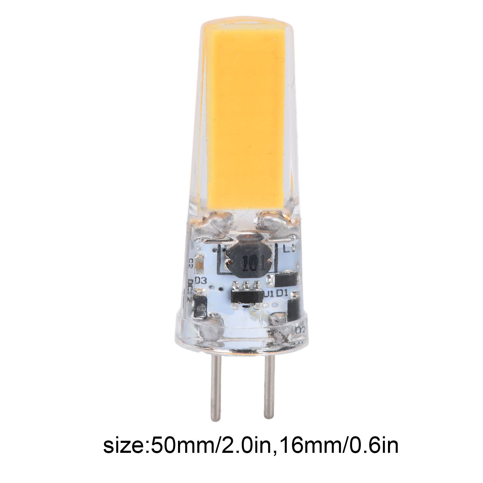 6PCS GY6.35 Bulb 5W COB Light Bulb 500lm Silicone Ceiling Lamp Bulb for Living view 13