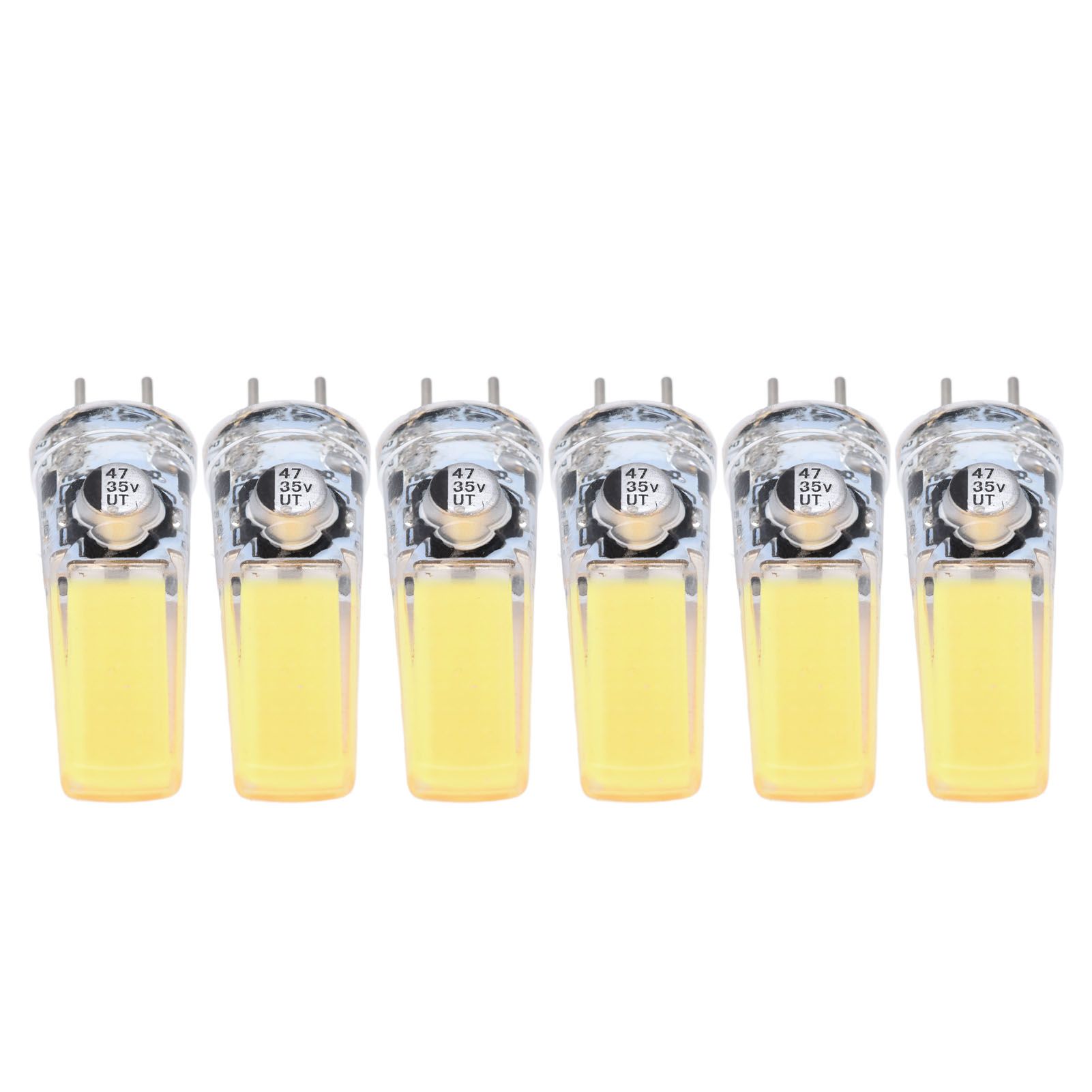 6PCS GY6.35 Bulb 5W COB Light Bulb 500lm Silicone Ceiling Lamp Bulb for Living view 3