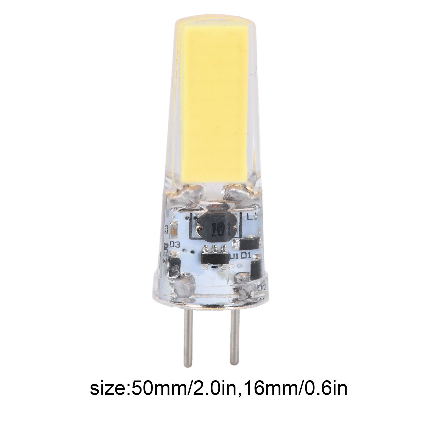 6PCS GY6.35 Bulb 5W COB Light Bulb 500lm Silicone Ceiling Lamp Bulb for Living view 13