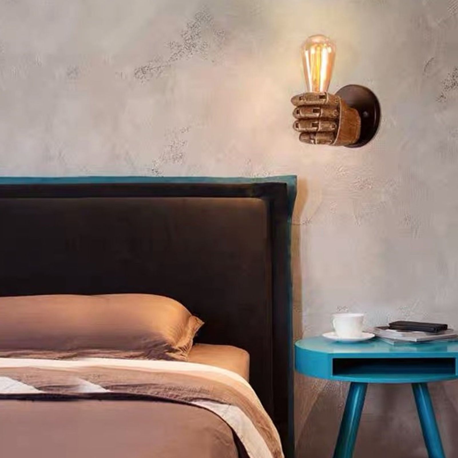 Wall Light Decoration Holder Novelty Fist Shape Wall Lamp Holder Wall Art view 4