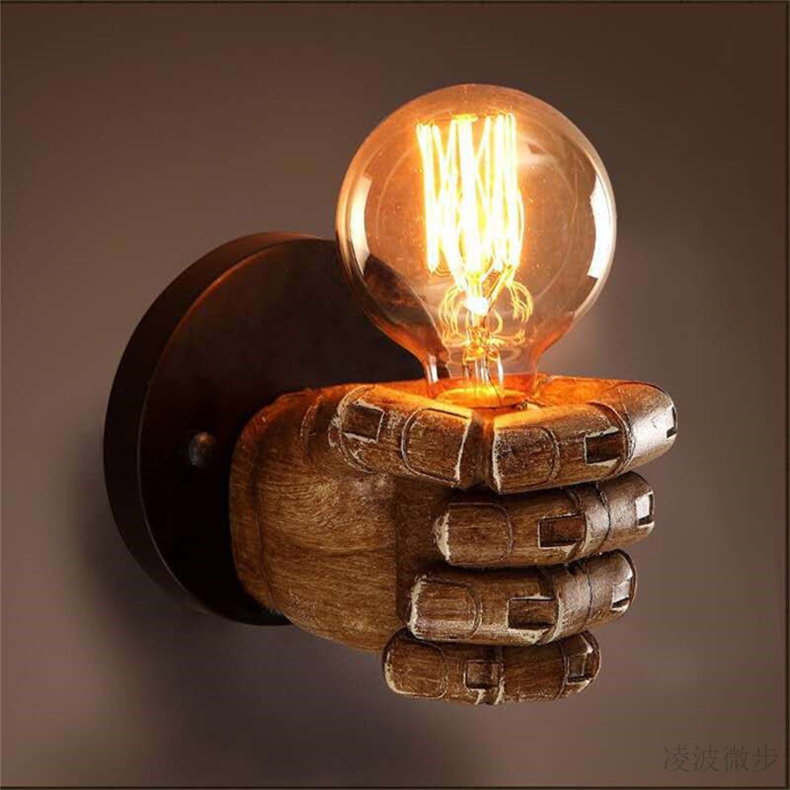 Wall Light Decoration Holder Novelty Fist Shape Wall Lamp Holder Wall Art view 5