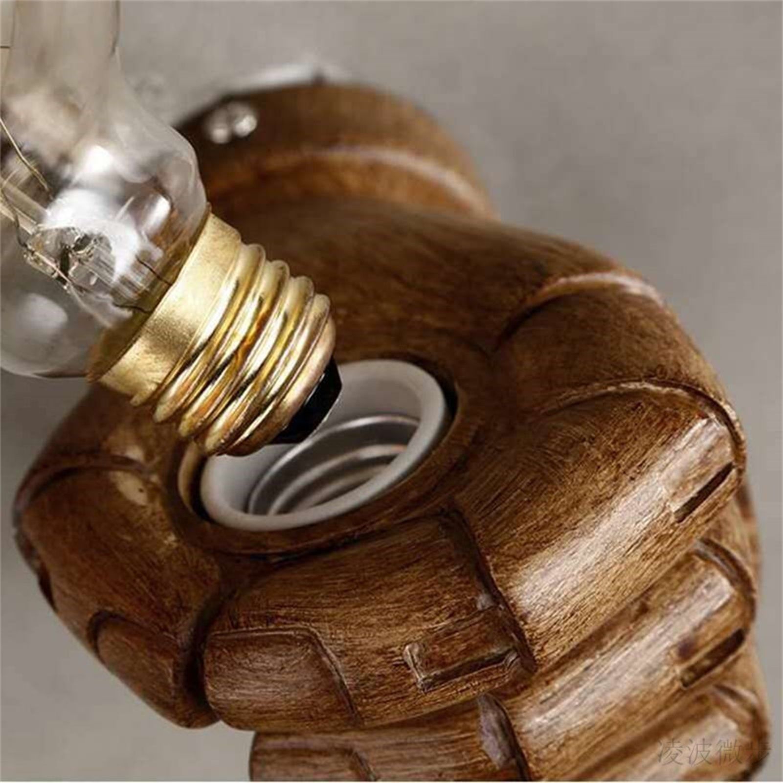 Wall Light Decoration Holder Novelty Fist Shape Wall Lamp Holder Wall Art view 8