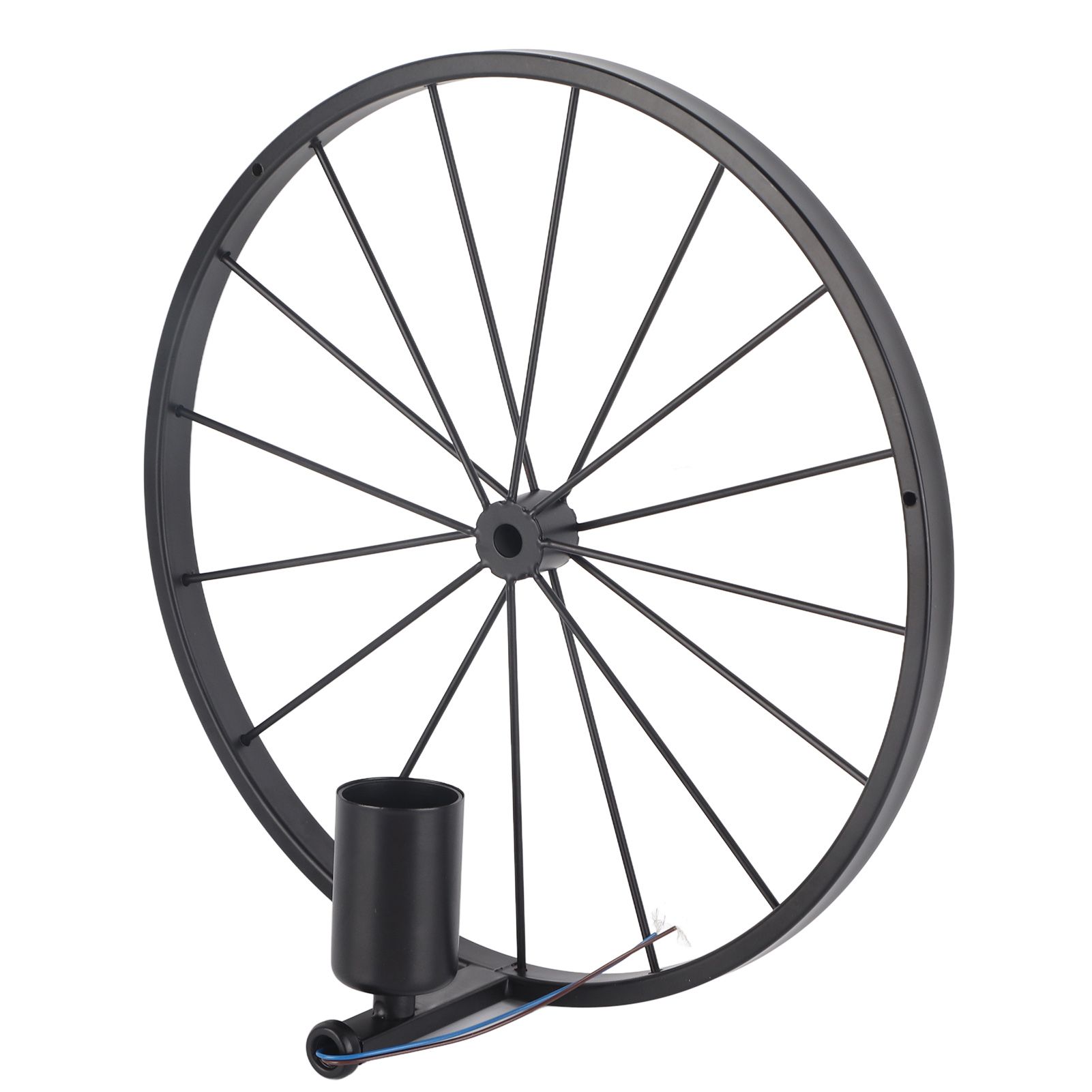 Wall Lamp Decorative Wheel Light Retro Industrial Style Iron for Balcony view 3