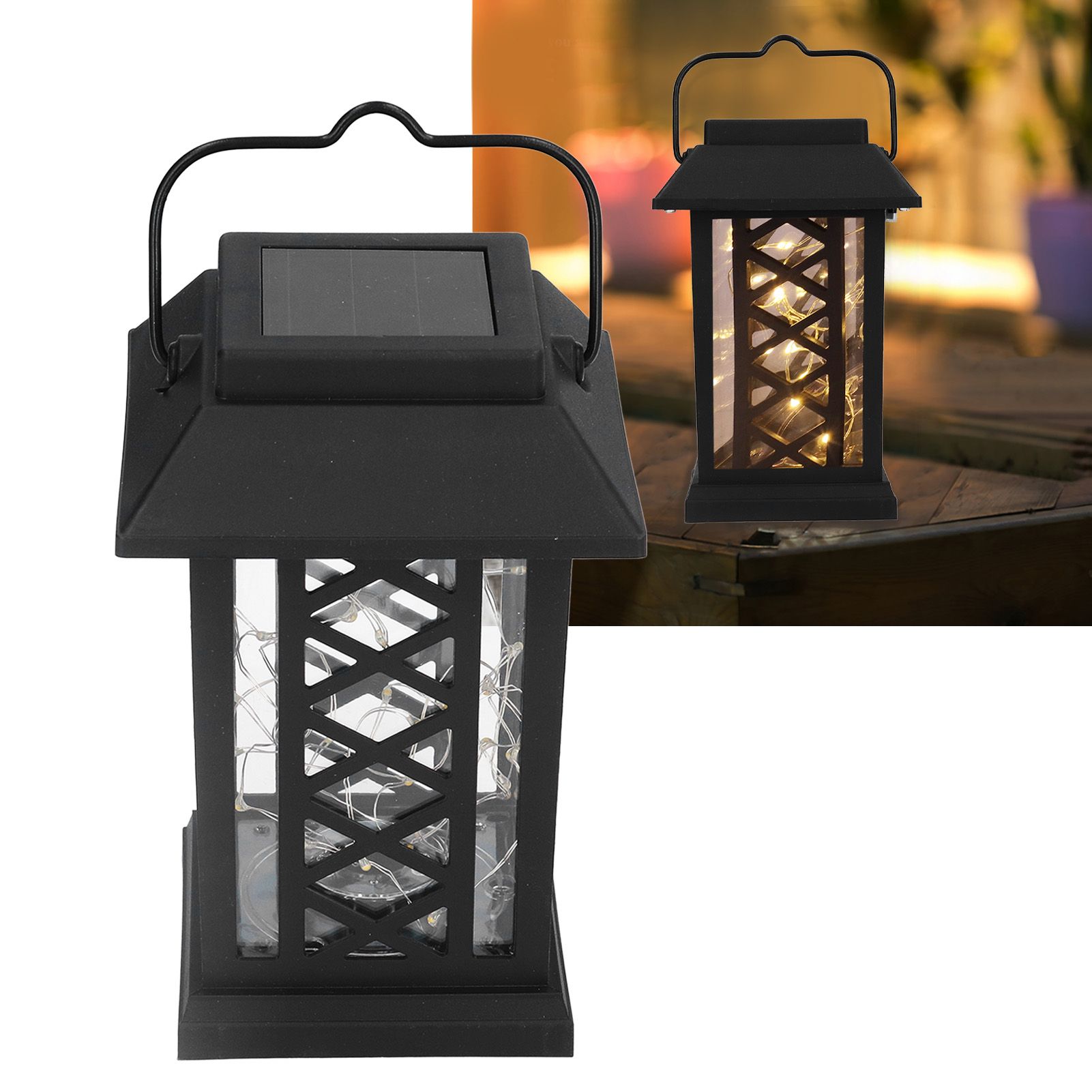 Outdoor Garden Chandeliers String Lights Lanterns Landscape Decorative Garden view 12
