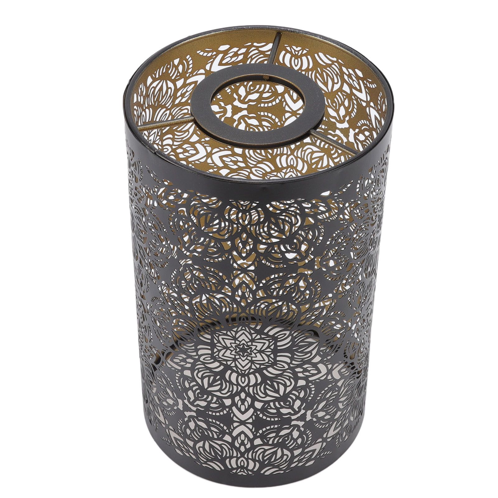 Lamp Shade Hollow Carving Metal Cylindrical Circular Pattern E27 E26 view 7