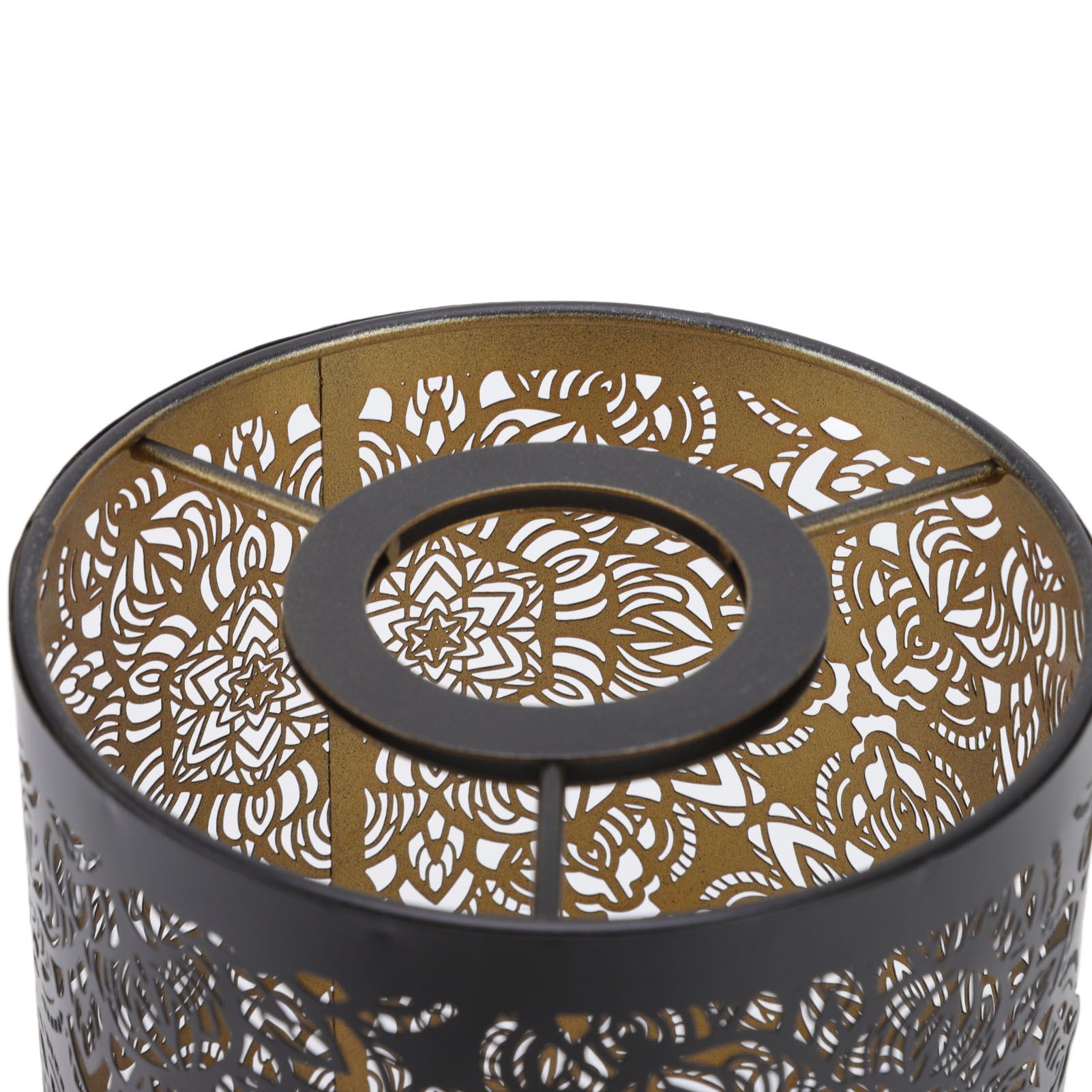 Lamp Shade Hollow Carving Metal Cylindrical Circular Pattern E27 E26 view 15