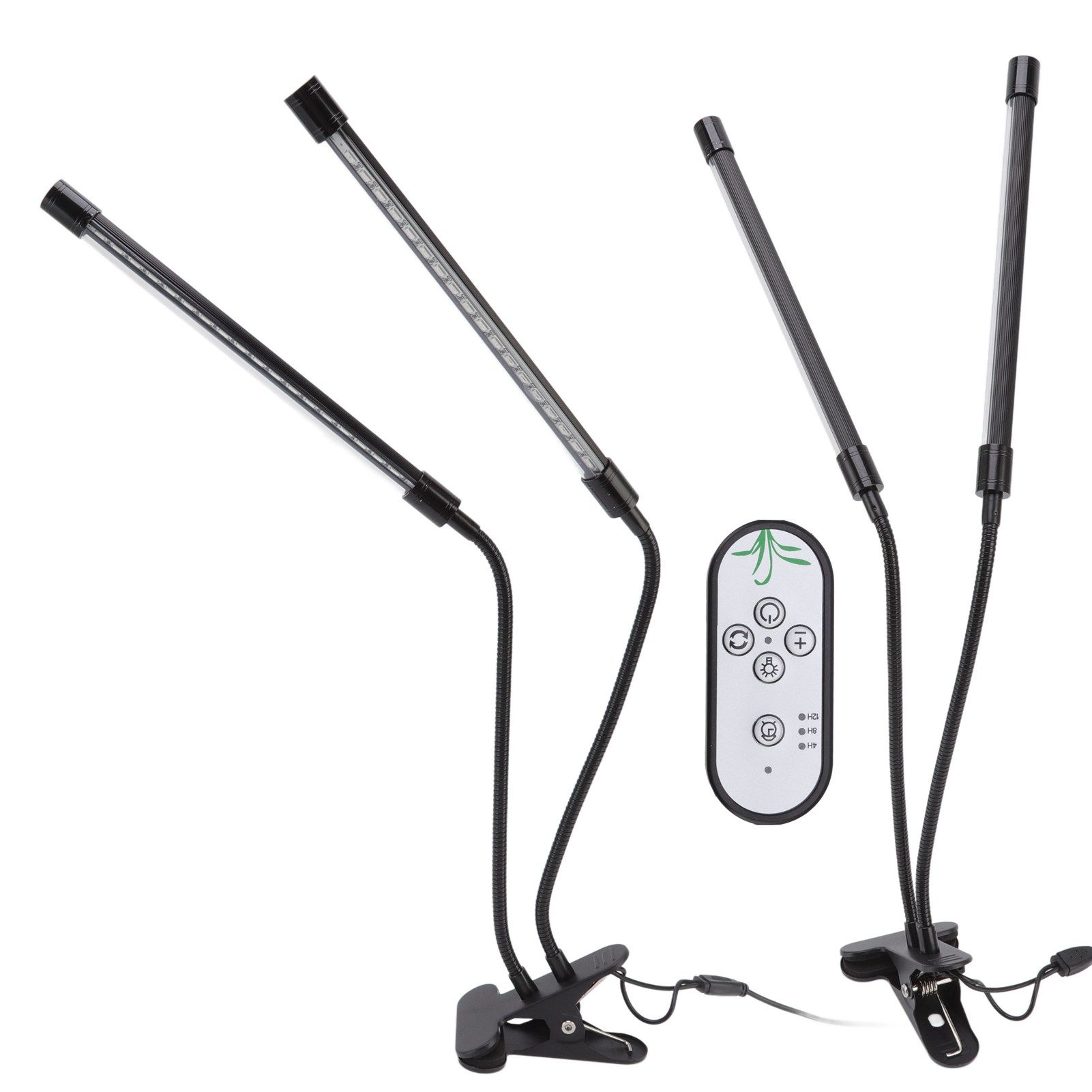 Plant Grow Light Dimmable Timing Full Spectrum USB Powered Dual Head Clip On view 10