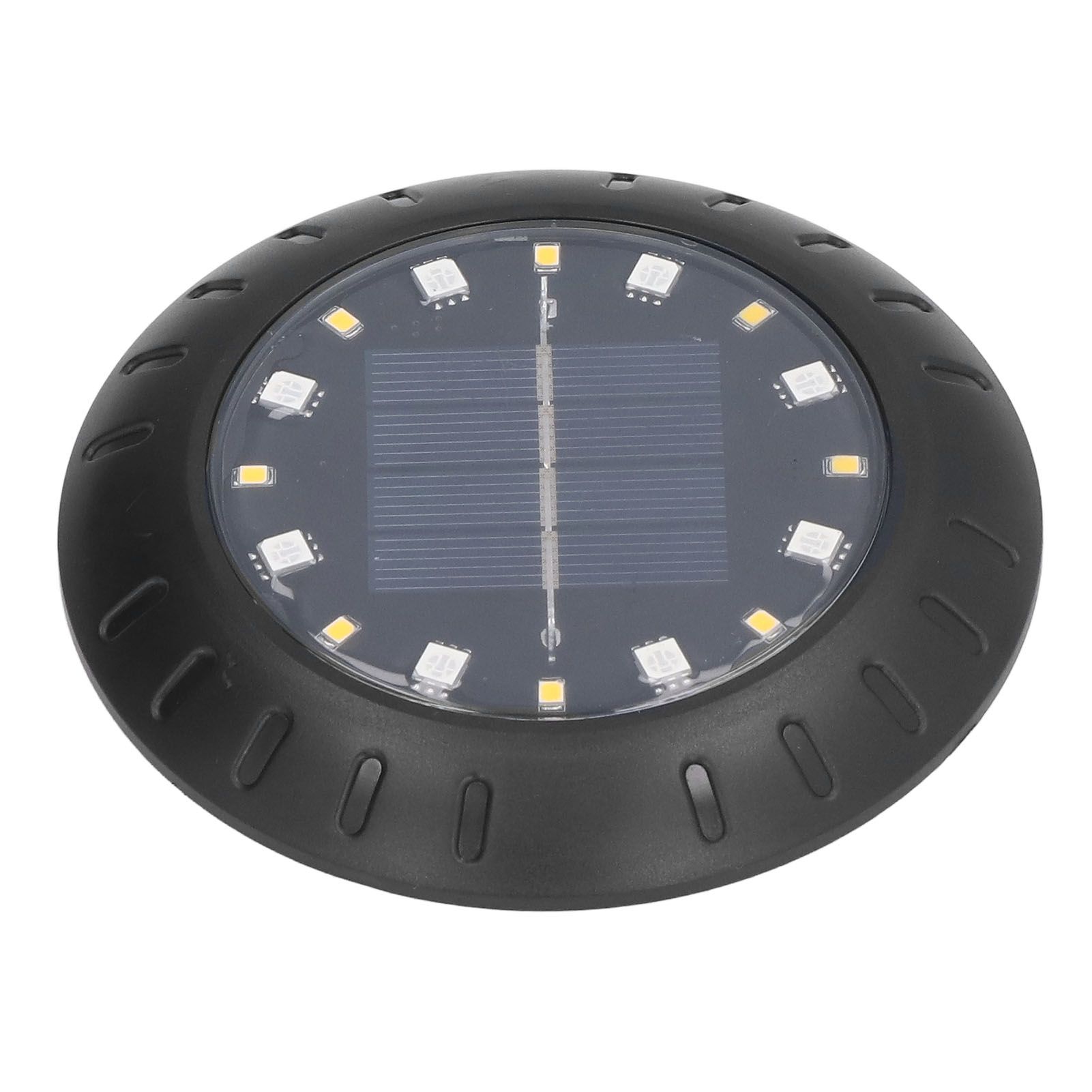 Solar Ground Lights Automatic Charging RGB LED Lamp Beads IP67 Waterproof Warm view 2