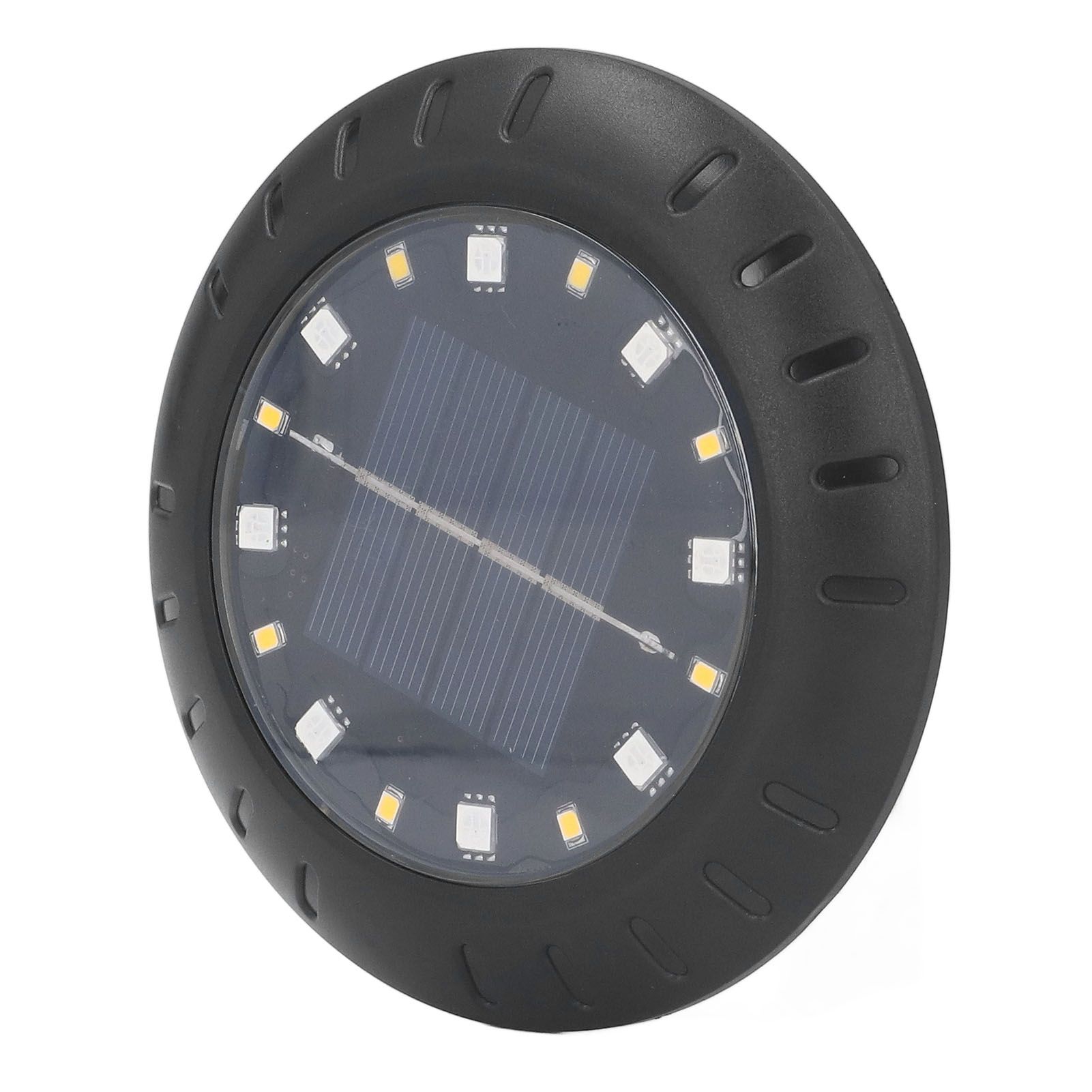 Solar Ground Lights Automatic Charging RGB LED Lamp Beads IP67 Waterproof Warm view 7
