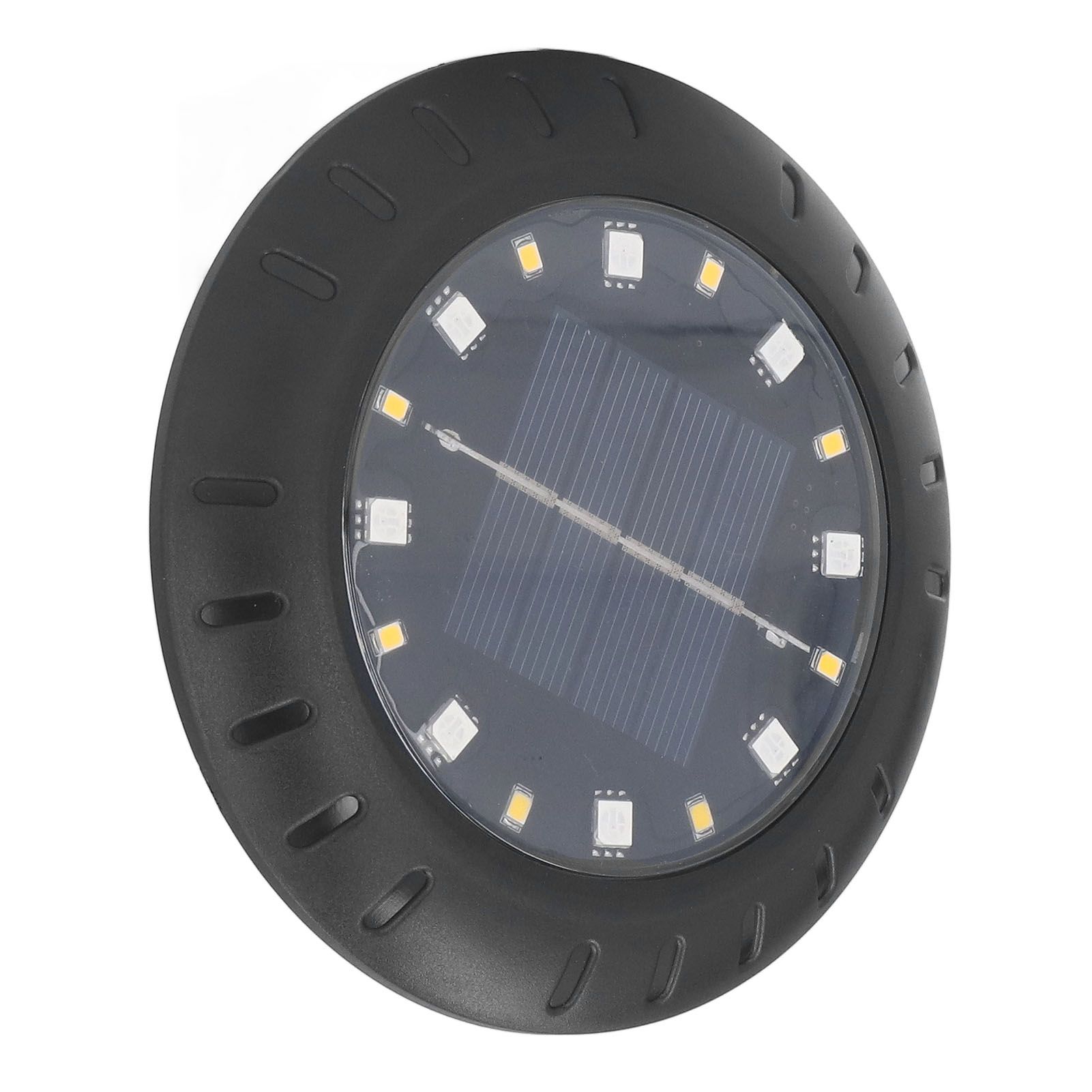 Solar Ground Lights Automatic Charging RGB LED Lamp Beads IP67 Waterproof Warm view 8