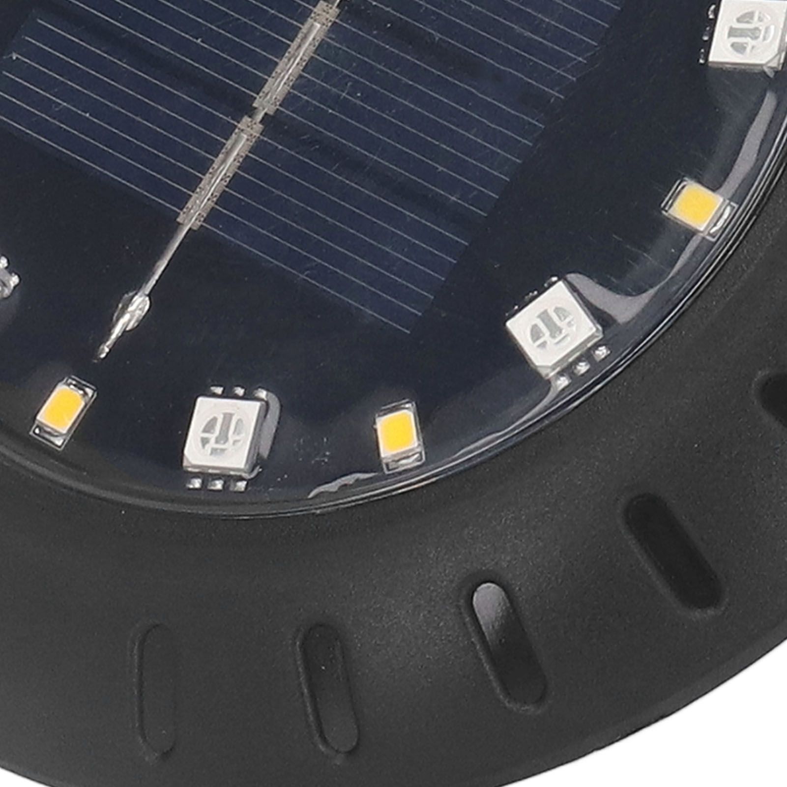 Solar Ground Lights Automatic Charging RGB LED Lamp Beads IP67 Waterproof Warm view 14